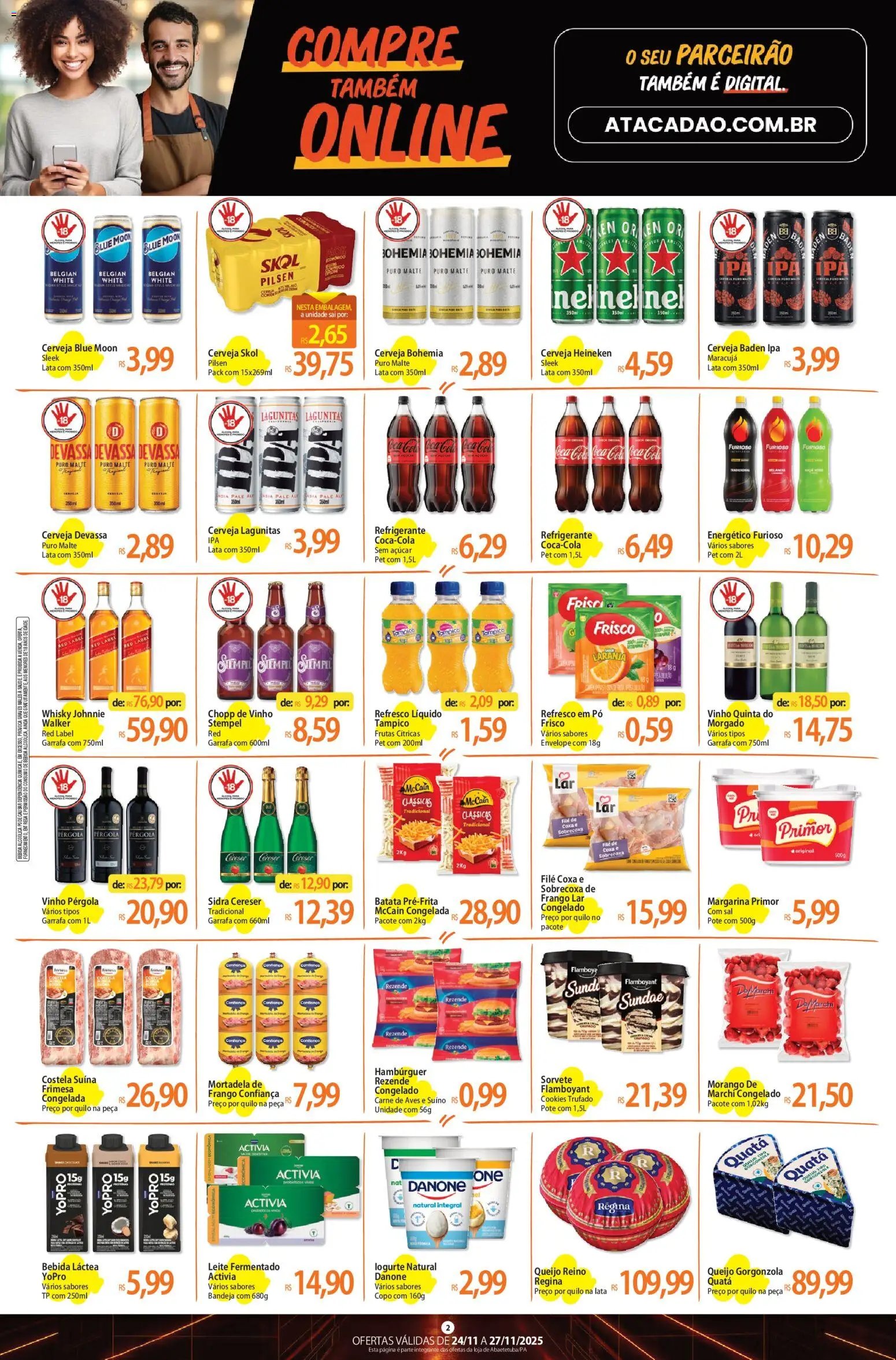 Atacadão folheto a partir de 24/11/2025 Ofertas - PA (2025-11-24 - 2025-11-27)