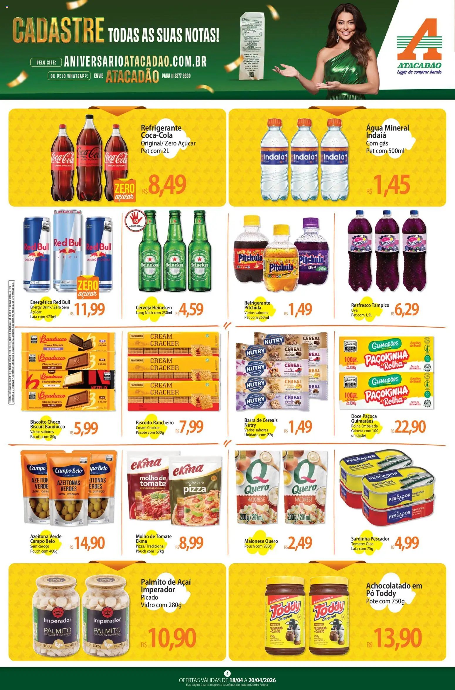 Atacadão folheto a partir de 18/04/2026 Atacadão ofertas - DF (2026-04-18 - 2026-04-20)