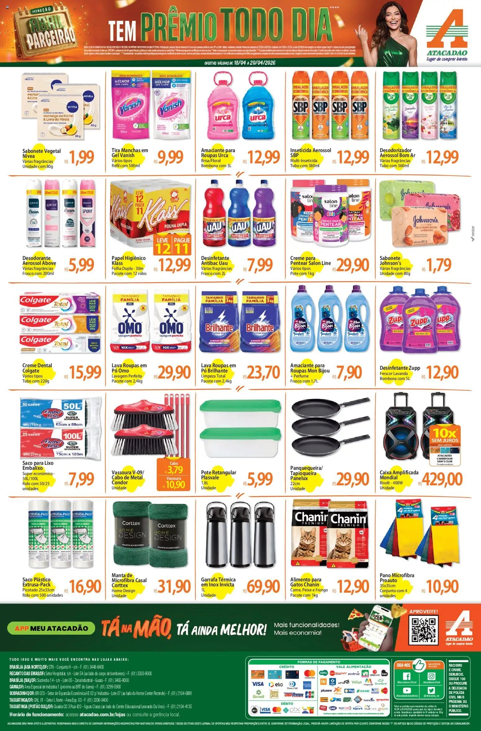 Atacadão folheto a partir de 18/04/2026 Atacadão ofertas - DF (2026-04-18 - 2026-04-20)