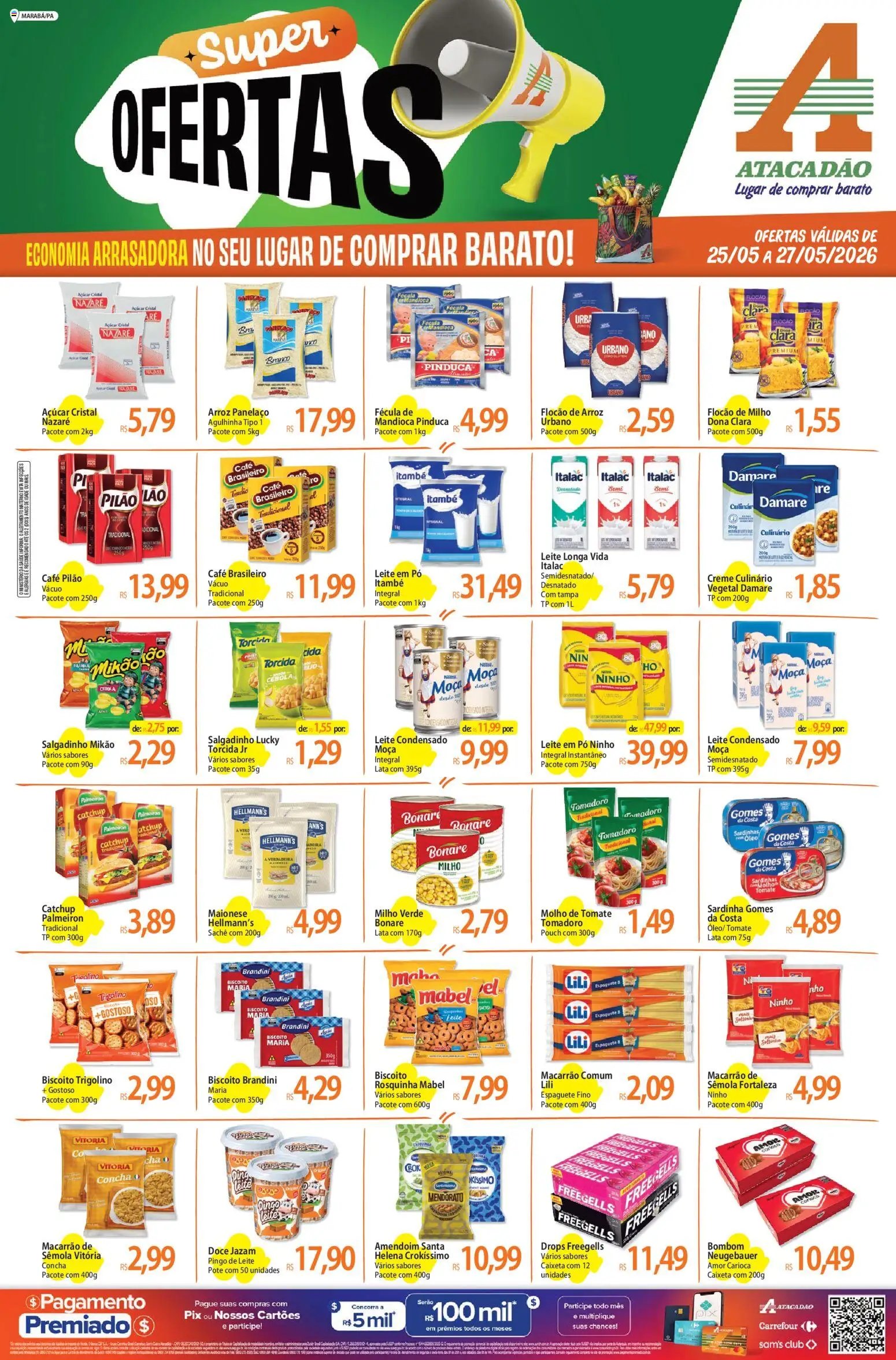 Atacadão folheto a partir de 25/05/2026 Atacadão ofertas - PA (2026-05-25 - 2026-05-27)