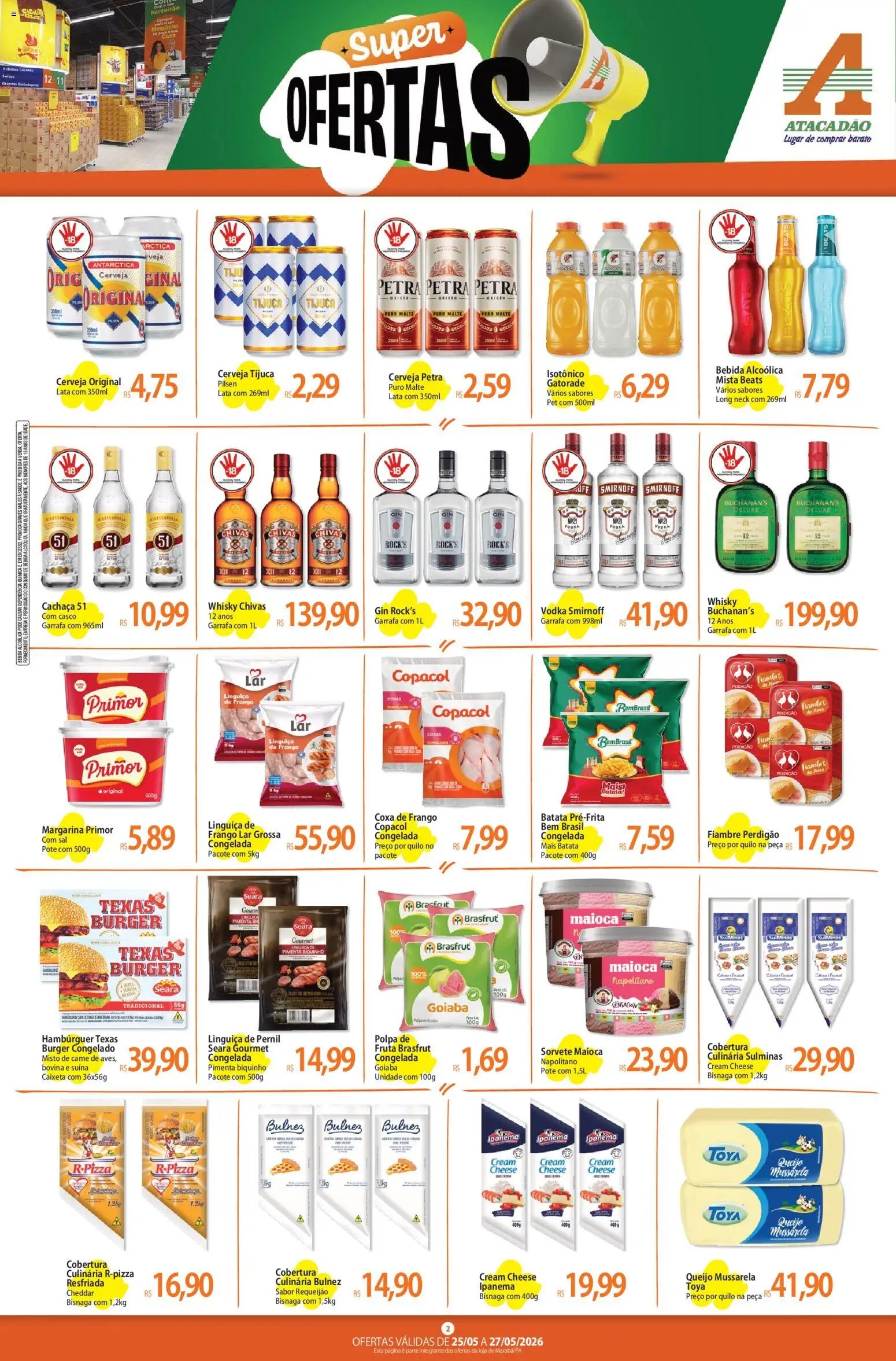 Atacadão folheto a partir de 25/05/2026 Atacadão ofertas - PA (2026-05-25 - 2026-05-27)
