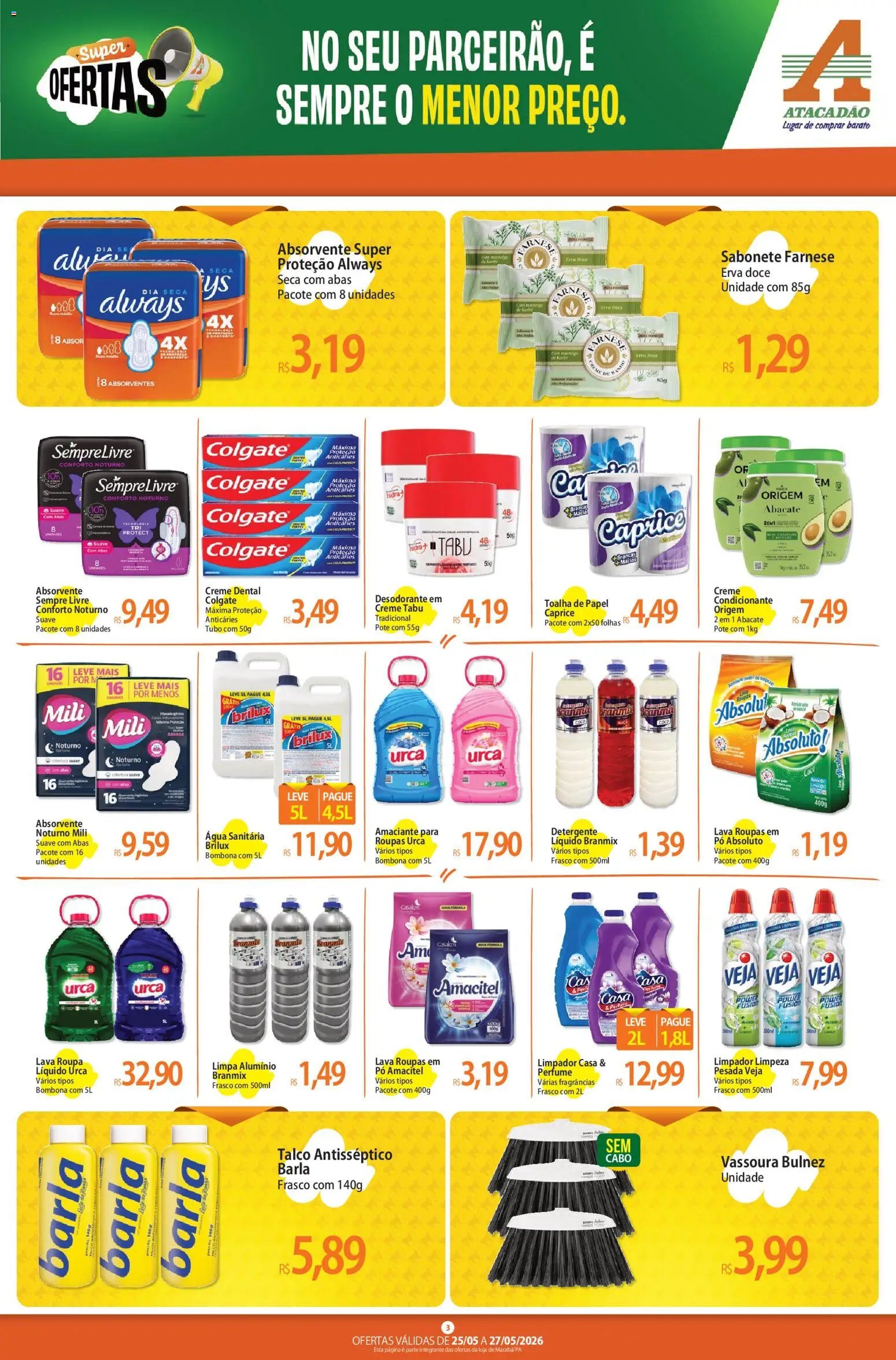 Atacadão folheto a partir de 25/05/2026 Atacadão ofertas - PA (2026-05-25 - 2026-05-27)