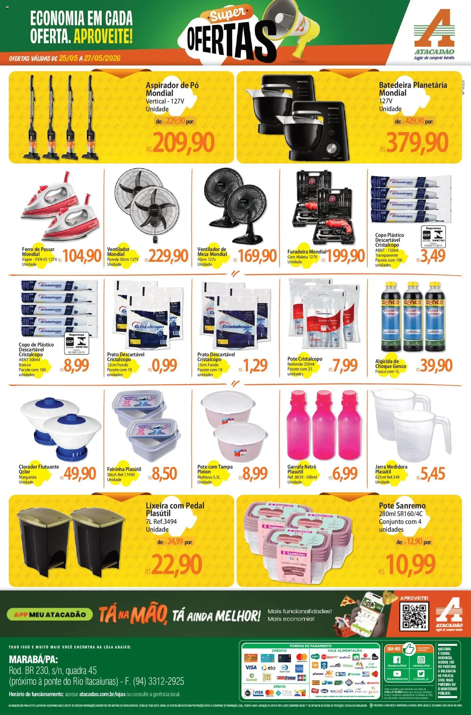 Atacadão folheto a partir de 25/05/2026 Atacadão ofertas - PA (2026-05-25 - 2026-05-27)