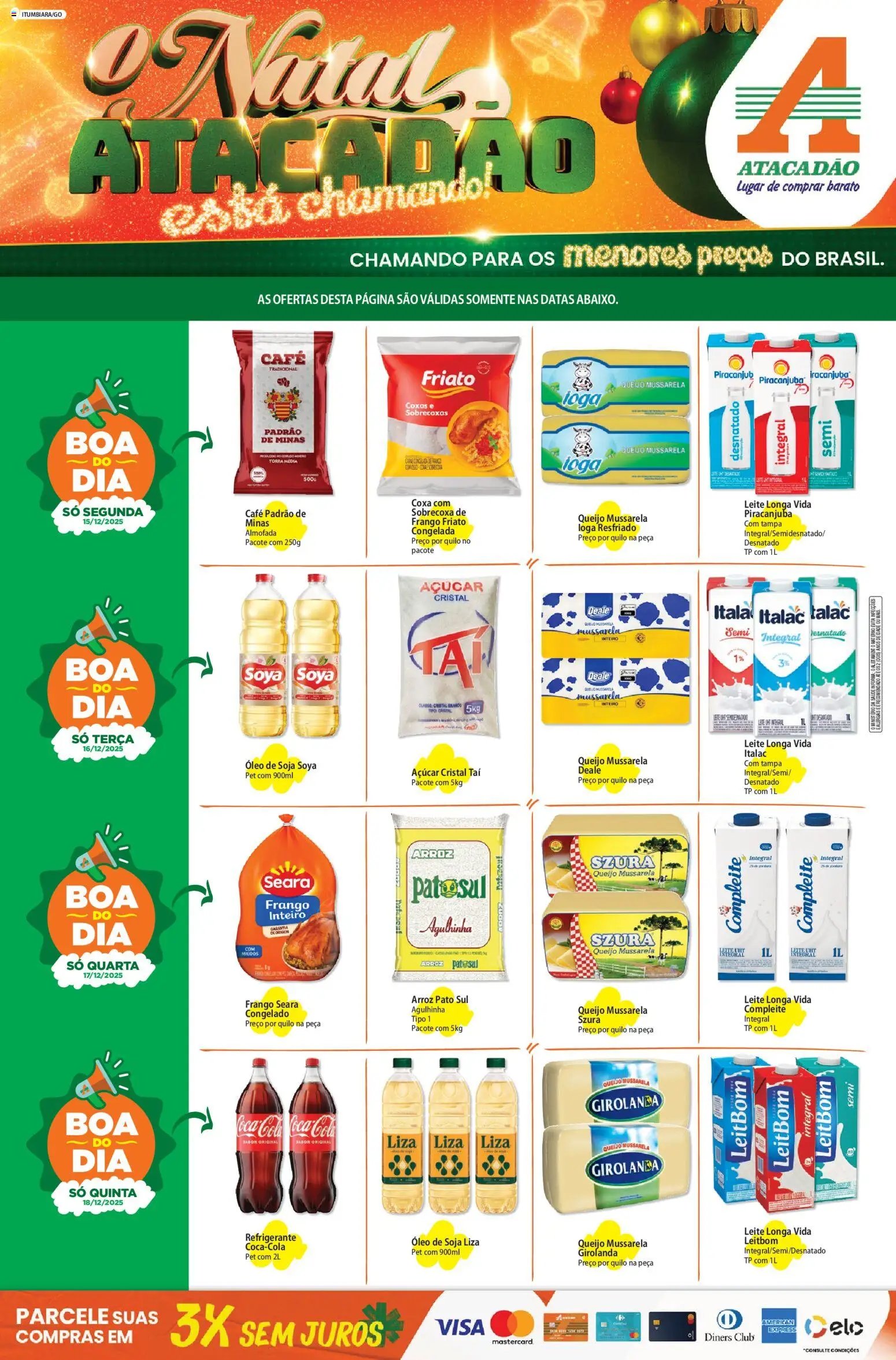 Atacadão folheto a partir de 15/12/2025 Ofertas - GO (2025-12-15 - 2025-12-18)