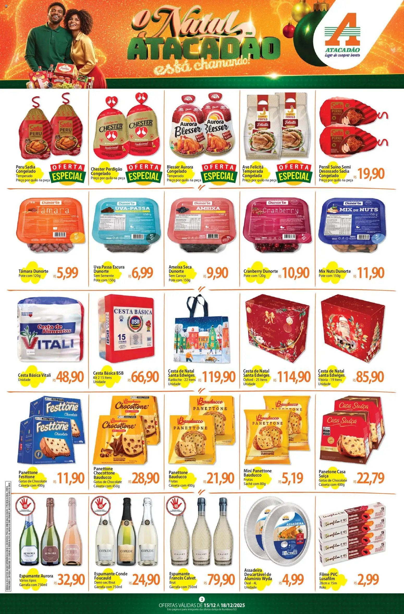Atacadão folheto a partir de 15/12/2025 Ofertas - GO (2025-12-15 - 2025-12-18)