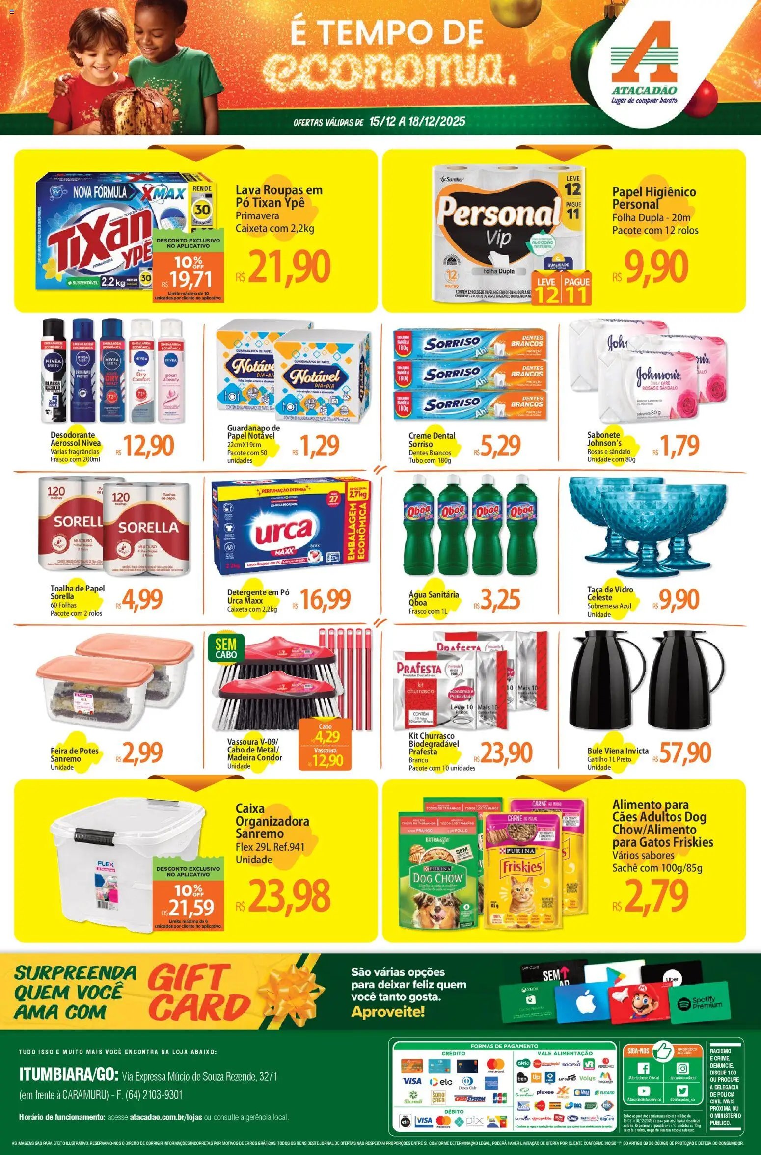 Atacadão folheto a partir de 15/12/2025 Ofertas - GO (2025-12-15 - 2025-12-18)