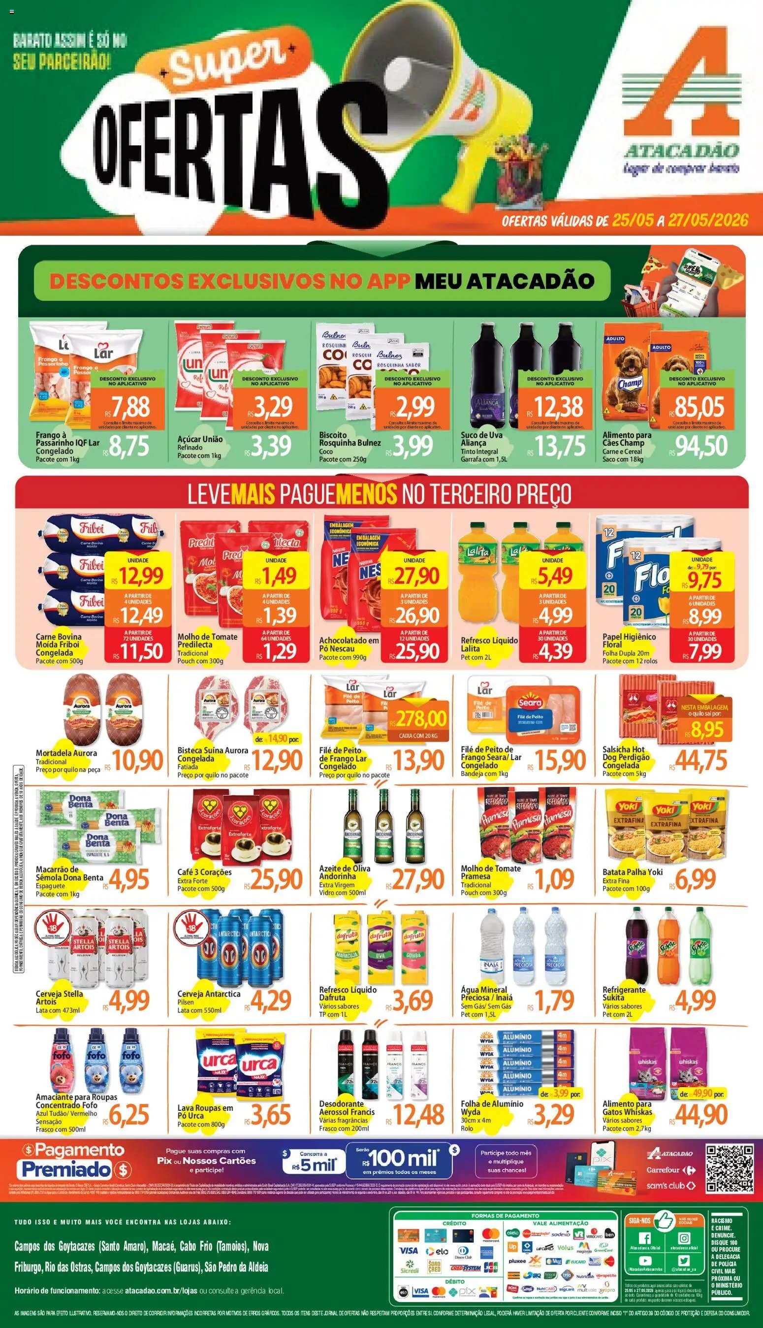 Atacadão folheto a partir de 25/05/2026 Atacadão ofertas - RJ (2026-05-25 - 2026-05-27)