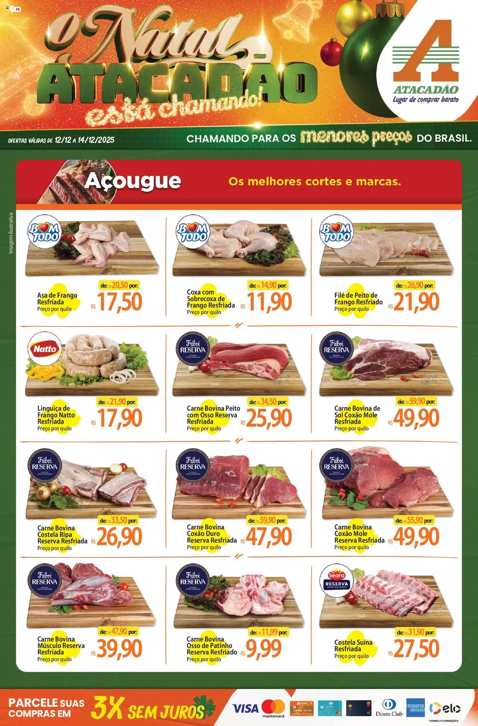 Atacadão folheto a partir de 12/12/2025 Ofertas - PB (2025-12-12 - 2025-12-14)