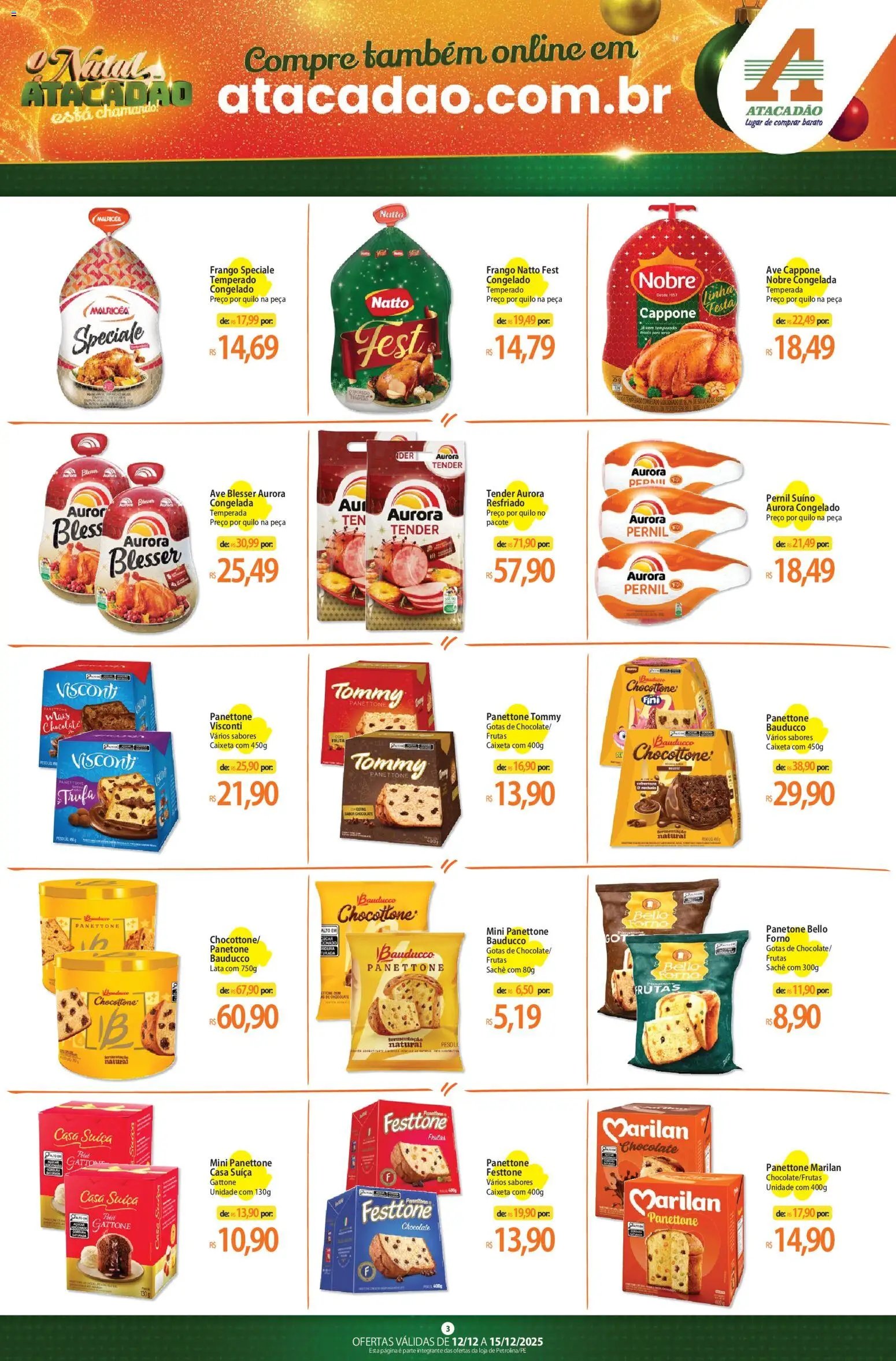 Atacadão folheto a partir de 12/12/2025 Ofertas - PE (2025-12-12 - 2025-12-15)