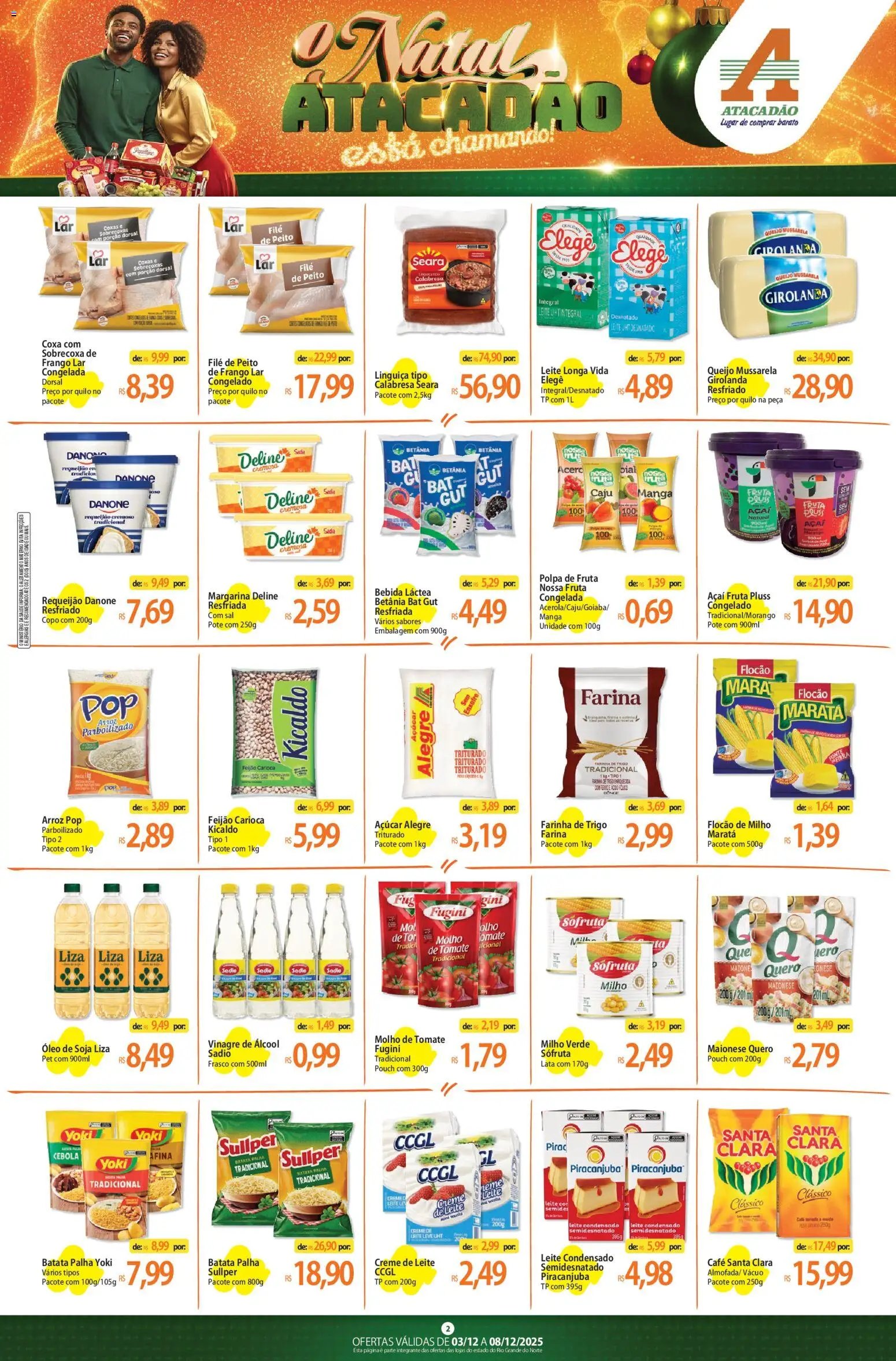 Atacadão folheto a partir de 03/12/2025 Ofertas - RN (2025-12-03 - 2025-12-08)