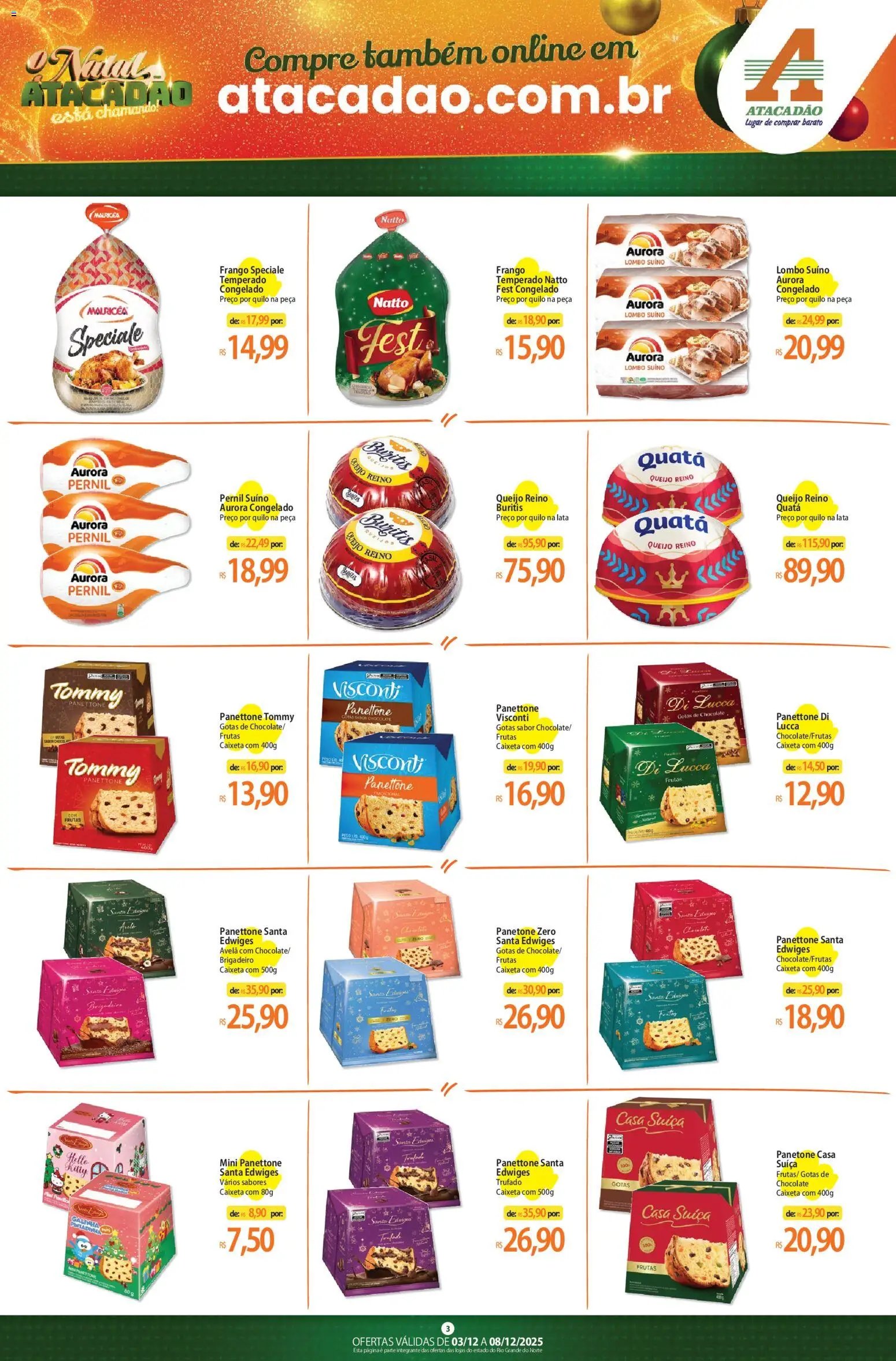 Atacadão folheto a partir de 03/12/2025 Ofertas - RN (2025-12-03 - 2025-12-08)