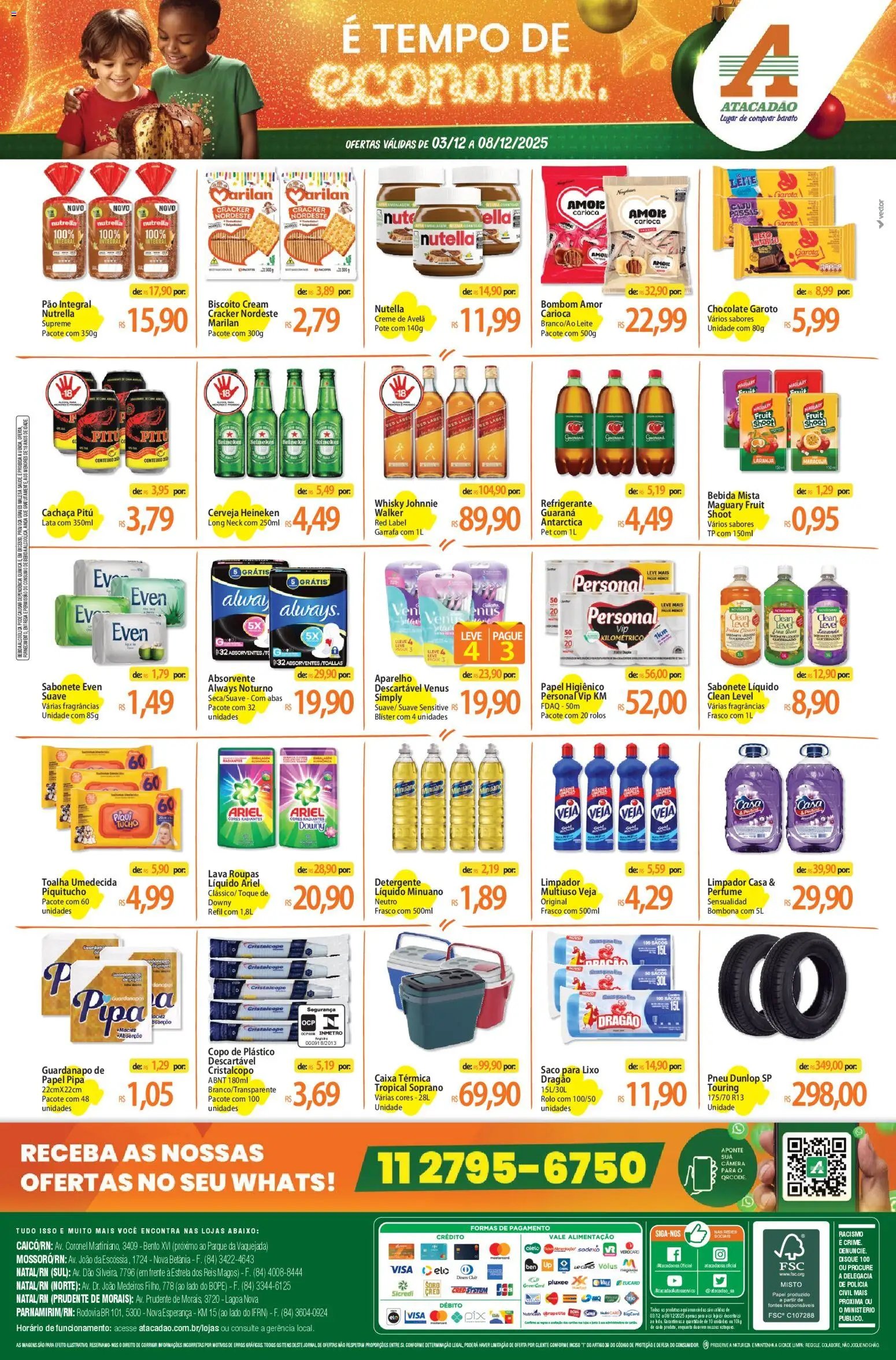Atacadão folheto a partir de 03/12/2025 Ofertas - RN (2025-12-03 - 2025-12-08)