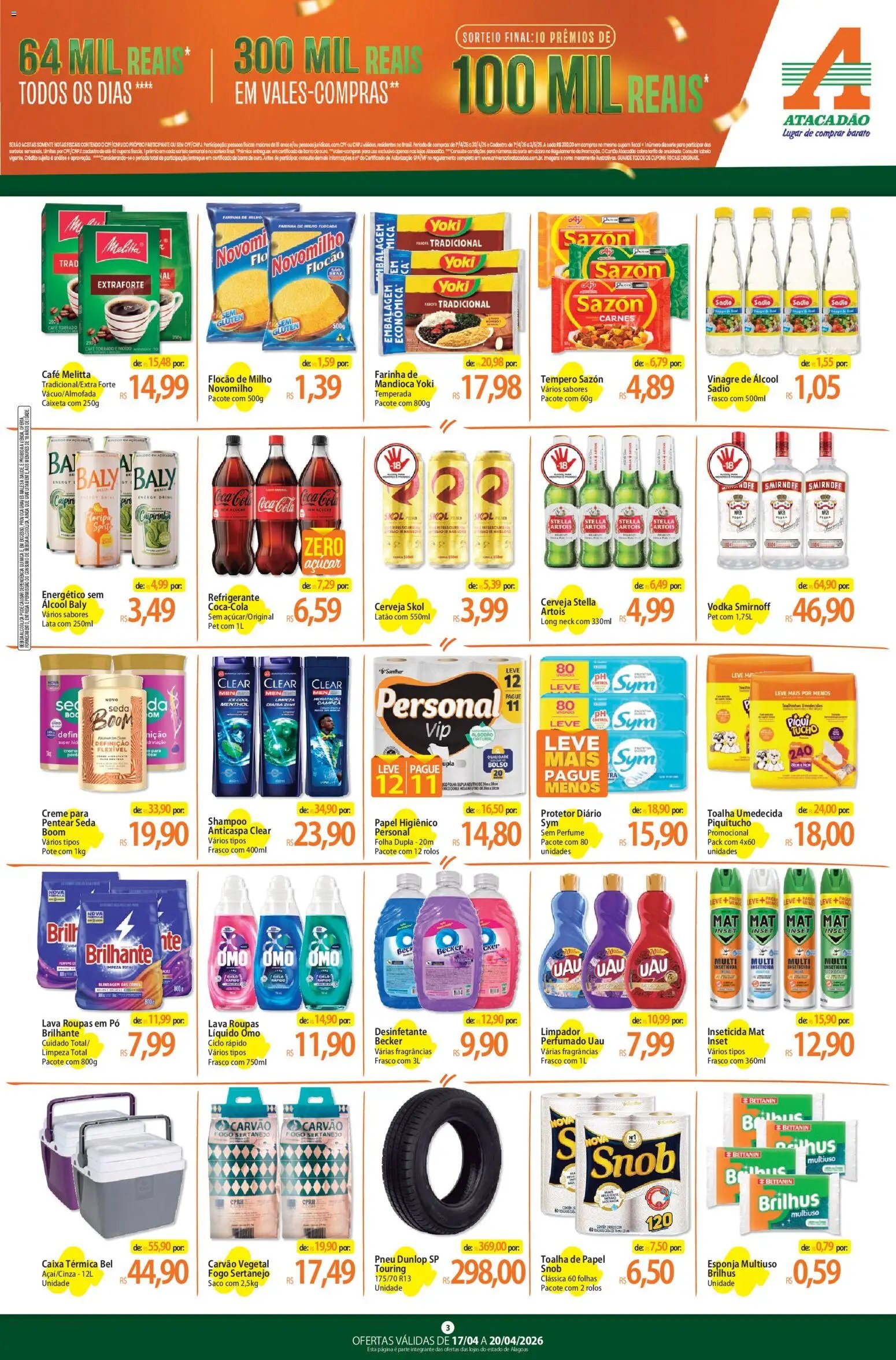 Atacadão folheto a partir de 17/04/2026 Atacadão ofertas - AL (2026-04-17 - 2026-04-20)
