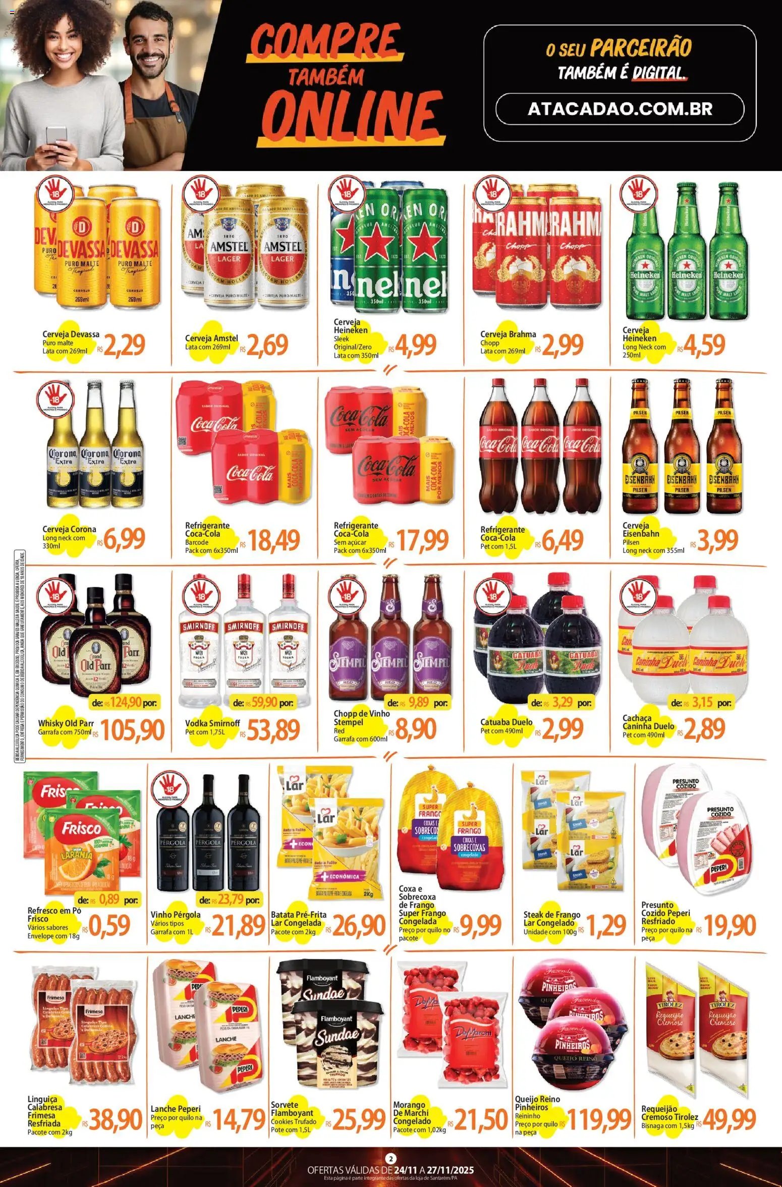 Atacadão folheto a partir de 24/11/2025 Ofertas - PA (2025-11-24 - 2025-11-27)