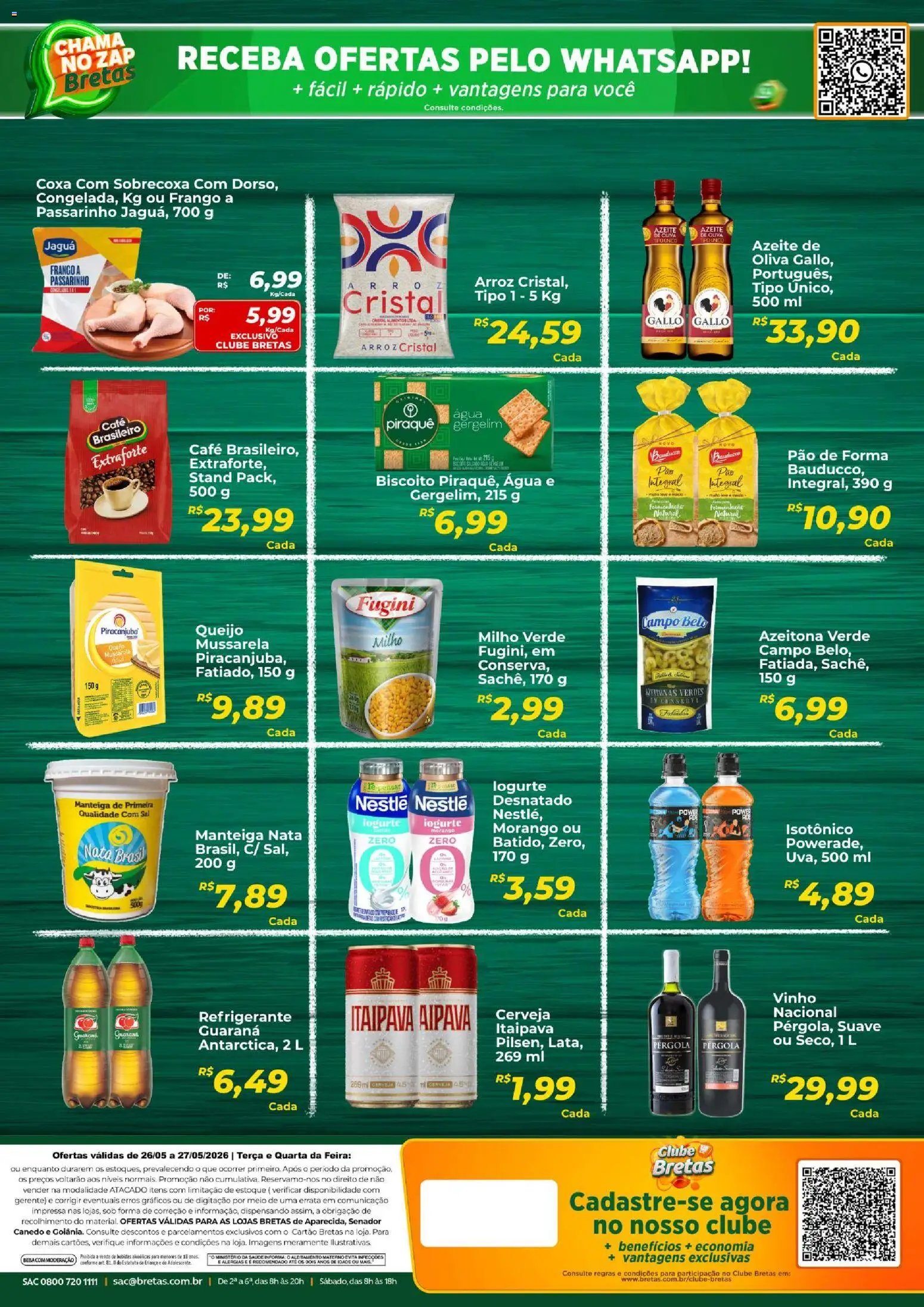 Bretas folheto a partir de 26/05/2026 Bretas ofertas Terça e Quarta da Feira (2026-05-26 - 2026-05-27)