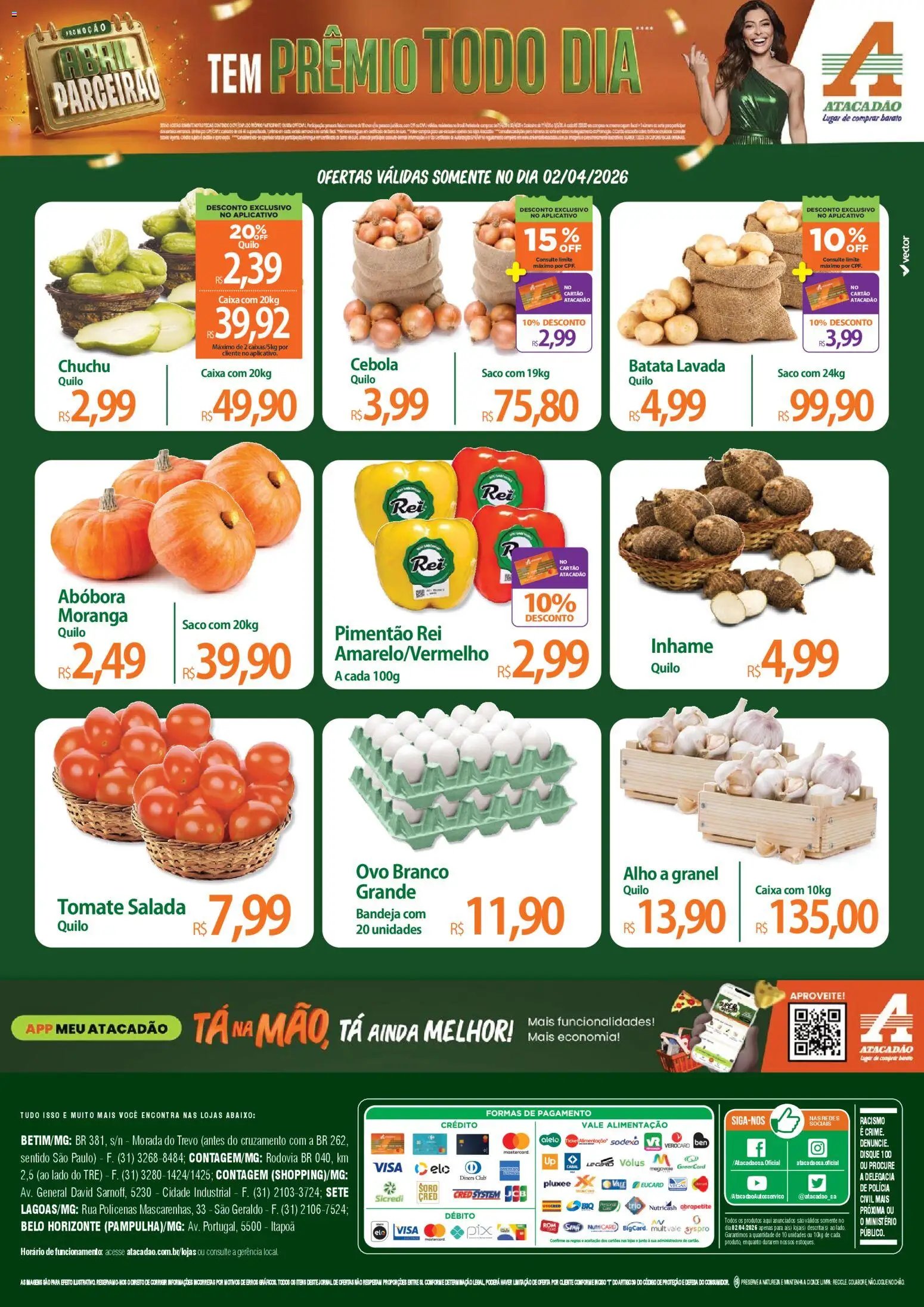 Atacadão folheto a partir de 02/04/2026 Atacadão ofertas - MG (2026-04-02 - 2026-04-02)