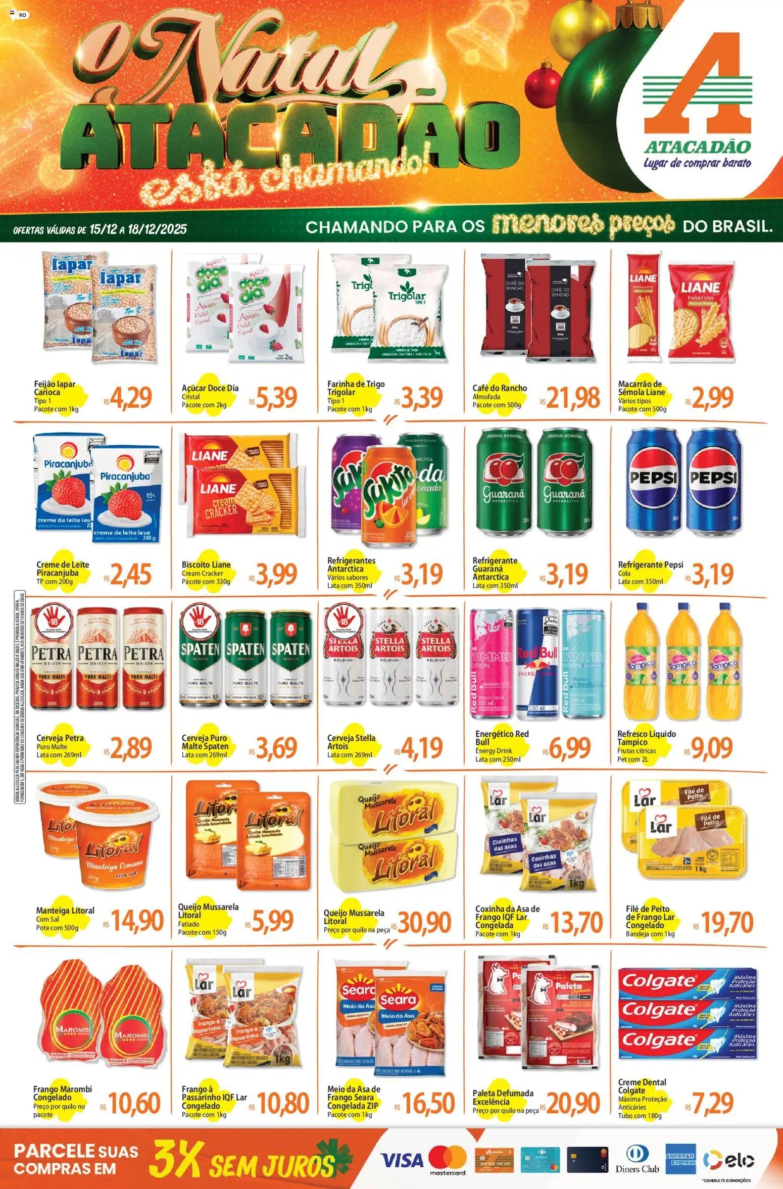 Atacadão folheto a partir de 15/12/2025 Ofertas - RO (2025-12-15 - 2025-12-18)