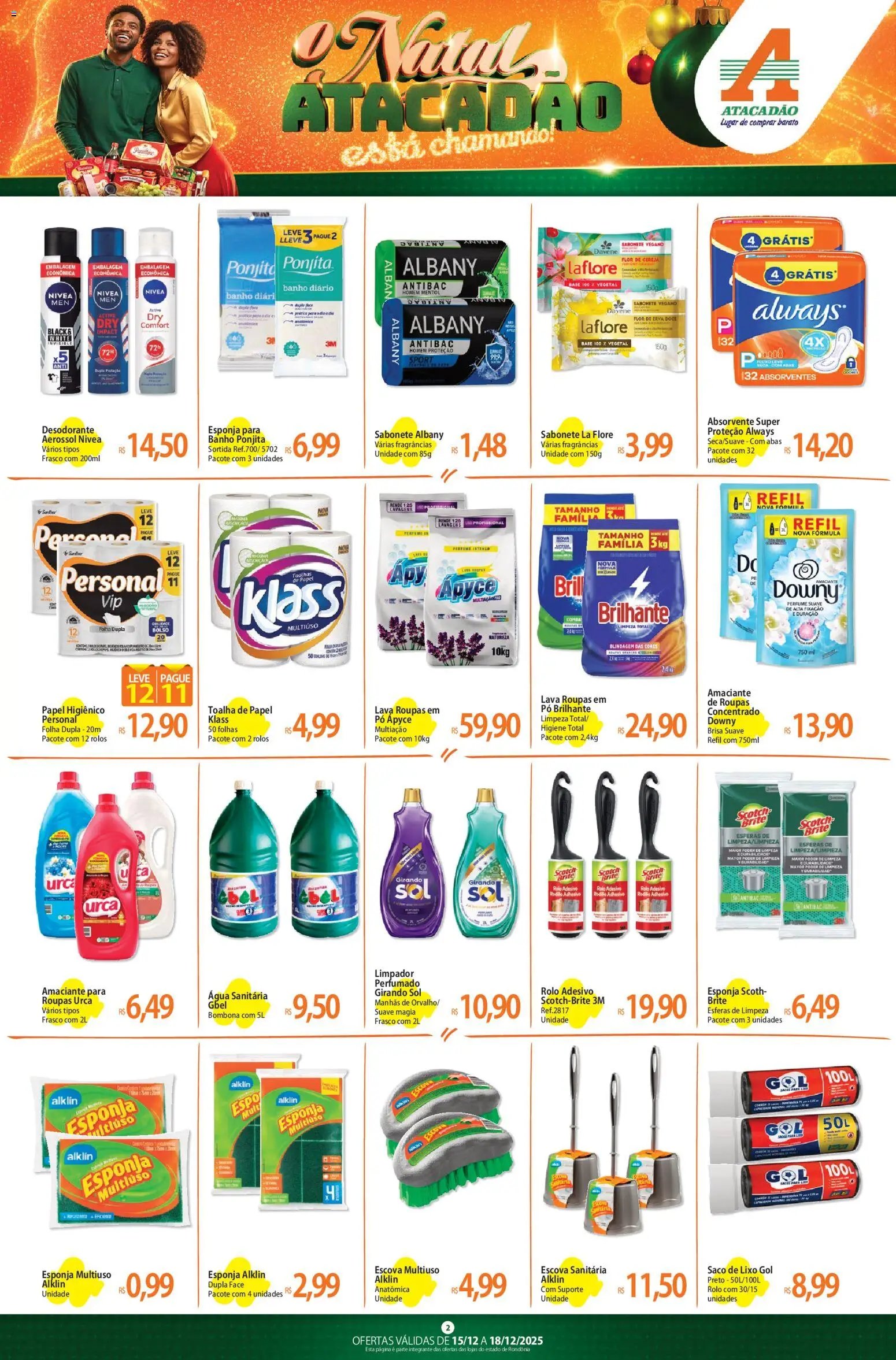 Atacadão folheto a partir de 15/12/2025 Ofertas - RO (2025-12-15 - 2025-12-18)