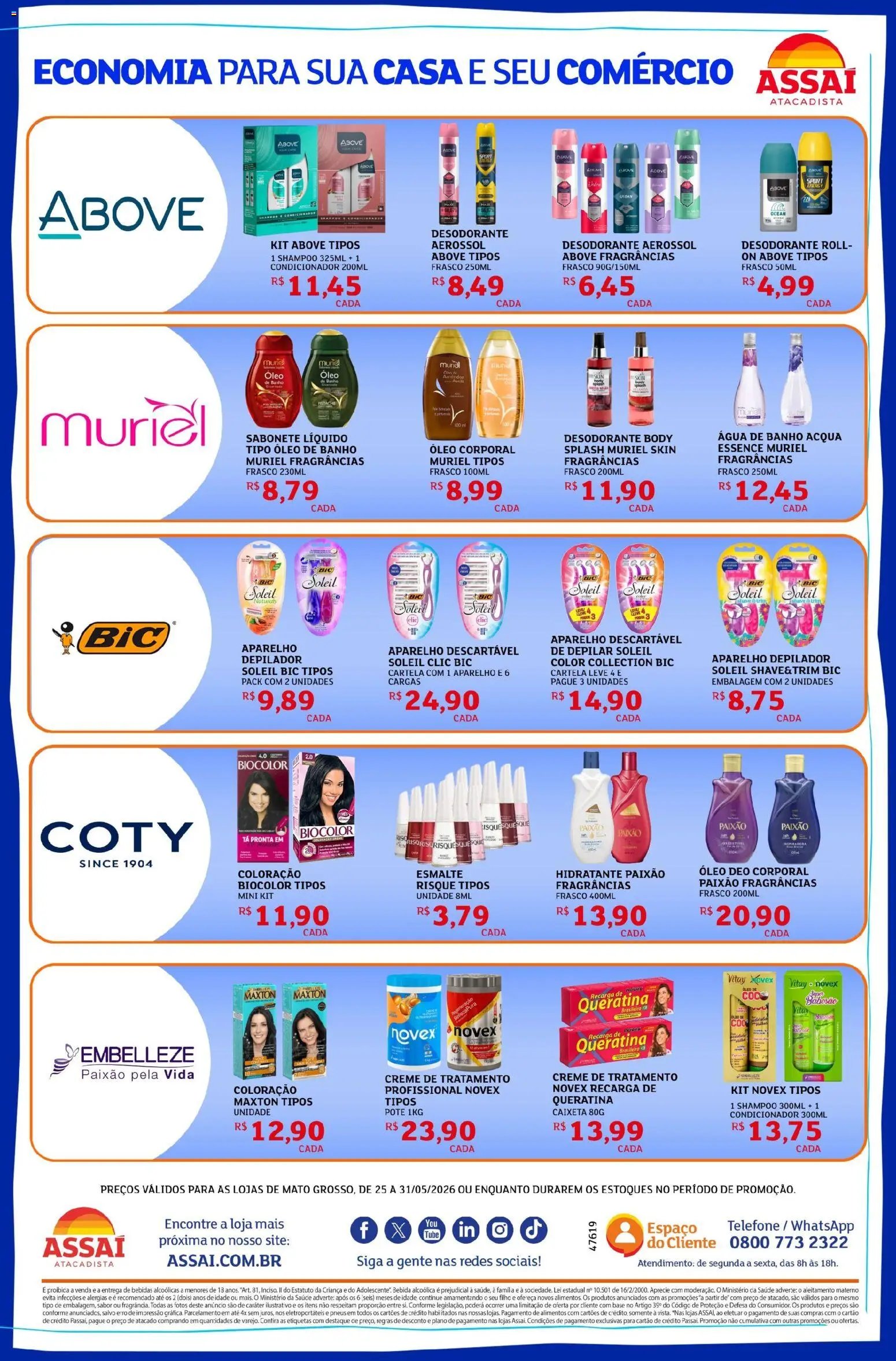 Assaí Atacadista folheto a partir de 25/05/2026 Assaí Atacadista ofertas - MT (2026-05-25 - 2026-05-31)
