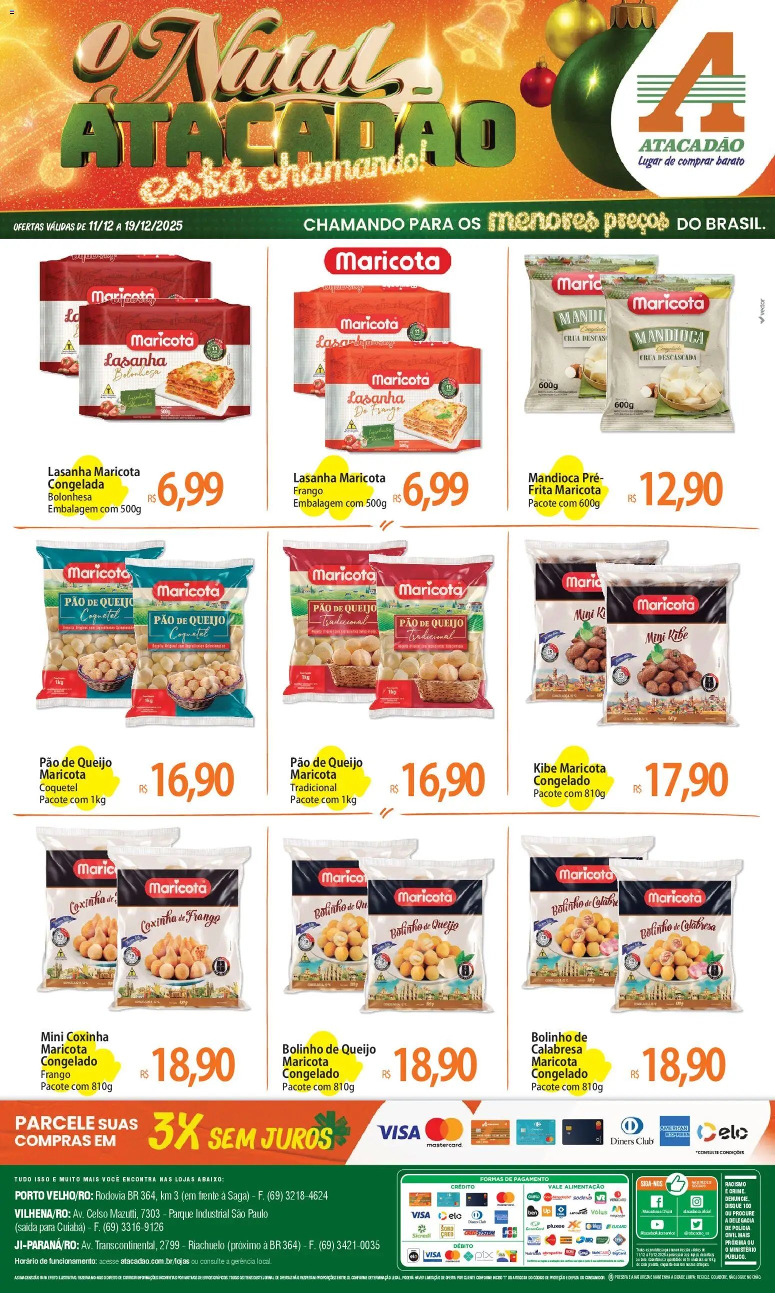Atacadão folheto a partir de 11/12/2025 Ofertas - RO (2025-12-11 - 2025-12-19)