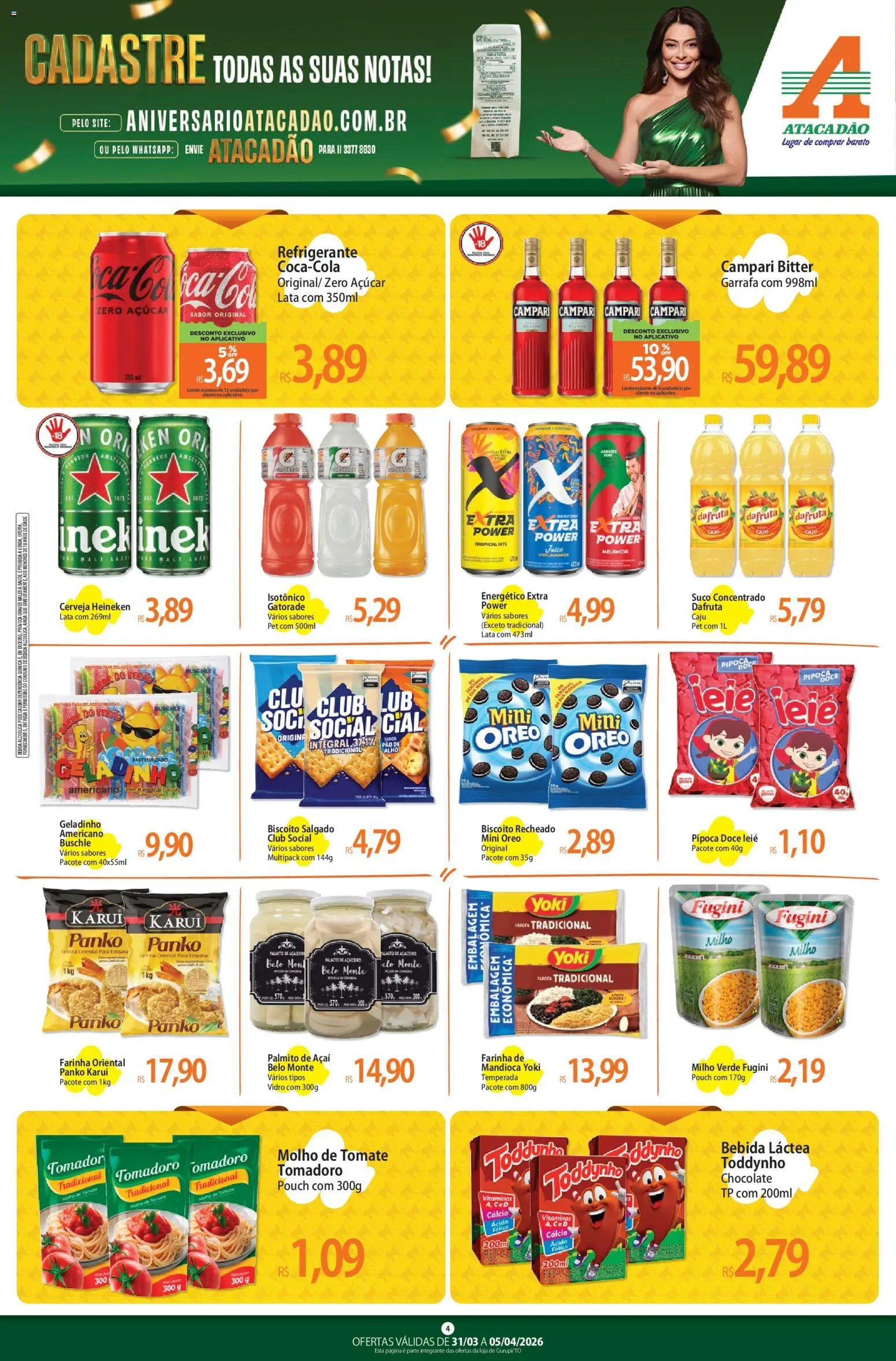 Atacadão folheto a partir de 31/03/2026 Atacadão ofertas - TO (2026-03-31 - 2026-04-05)
