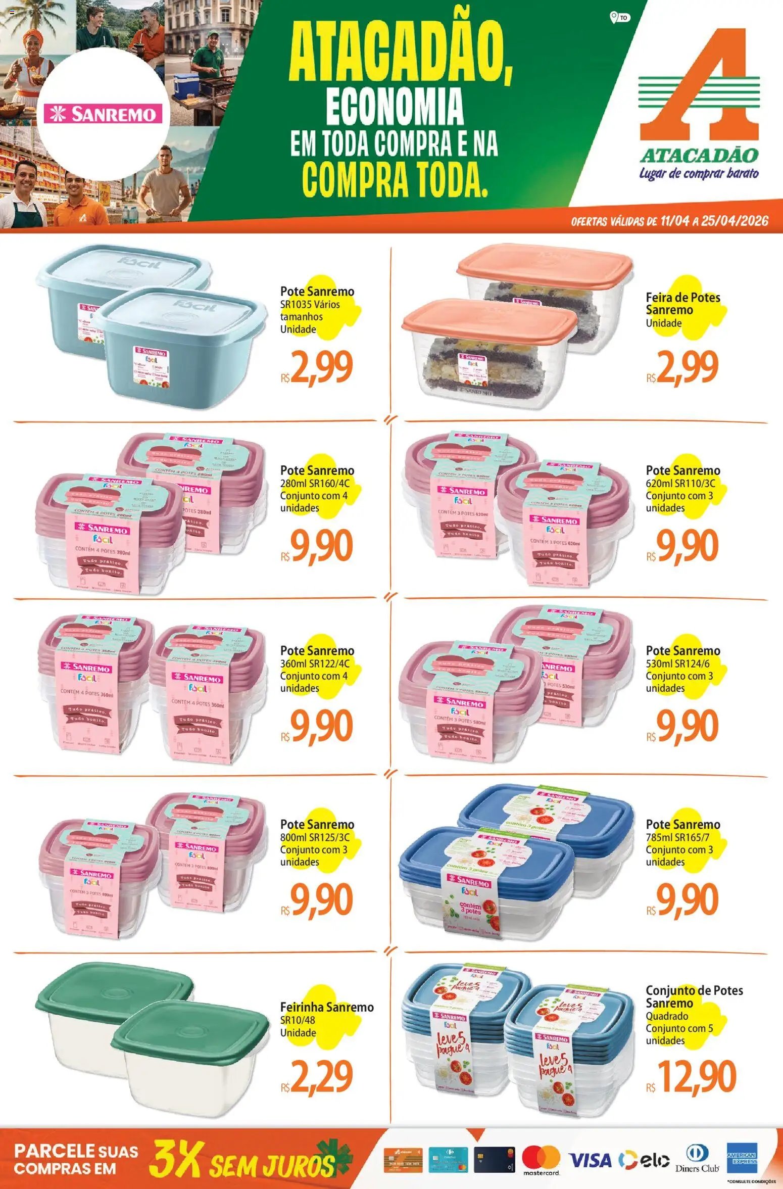 Atacadão folheto a partir de 11/04/2026 Atacadão ofertas - TO (2026-04-11 - 2026-04-25)