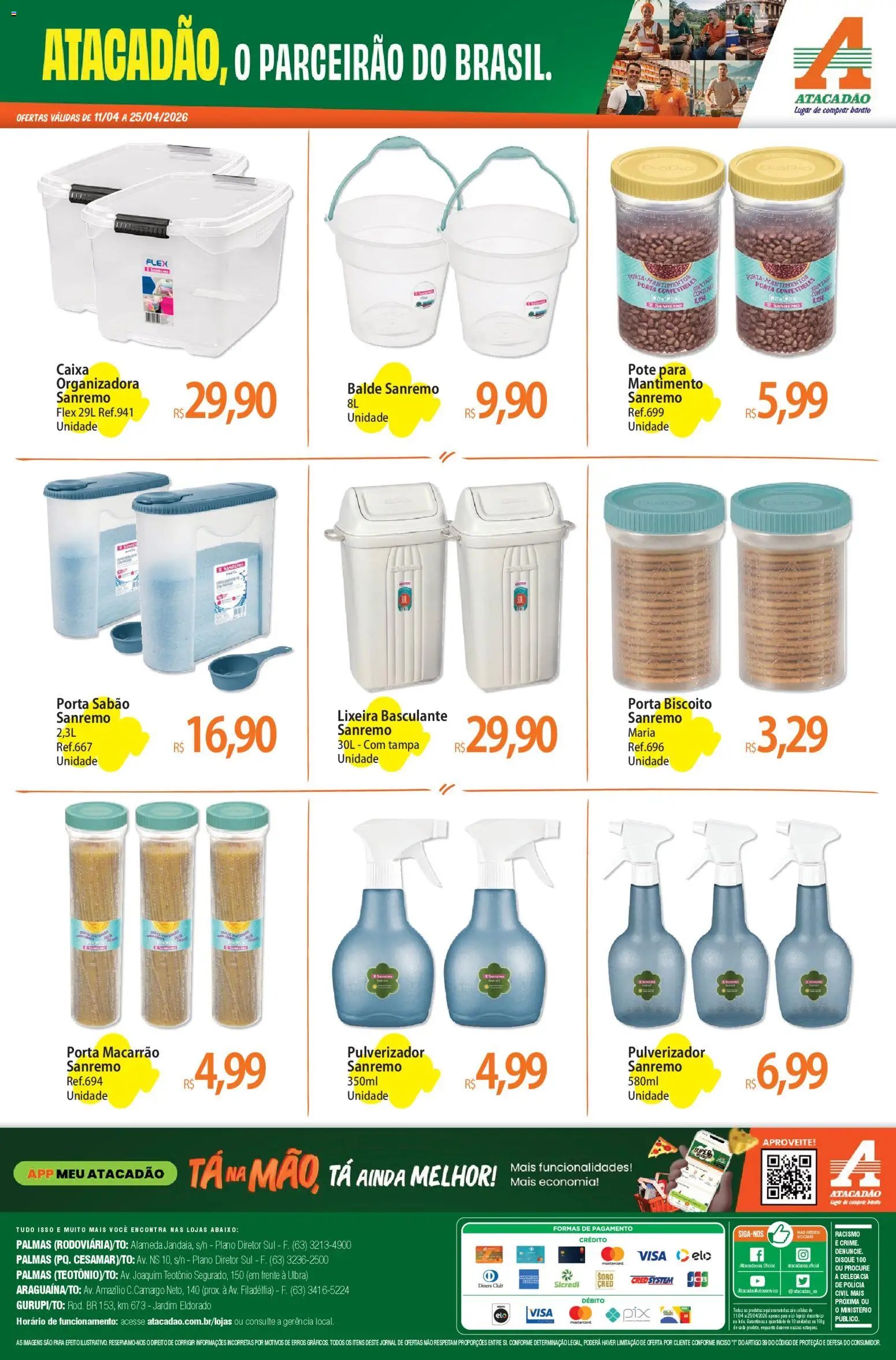 Atacadão folheto a partir de 11/04/2026 Atacadão ofertas - TO (2026-04-11 - 2026-04-25)