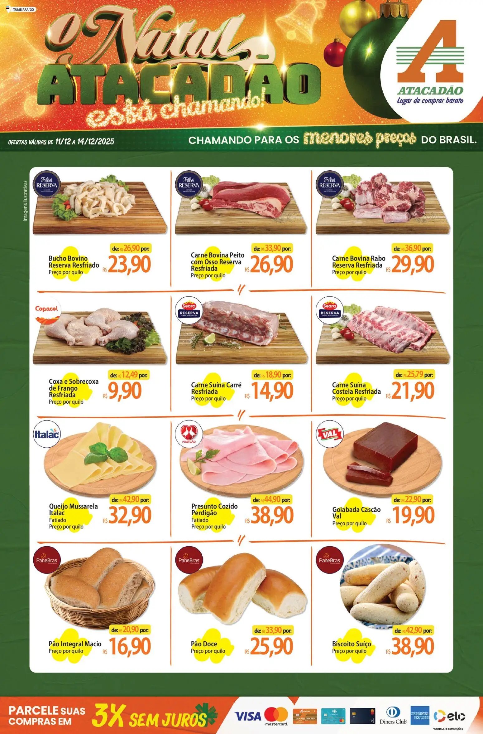 Atacadão folheto a partir de 11/12/2025 Ofertas - GO (2025-12-11 - 2025-12-14)