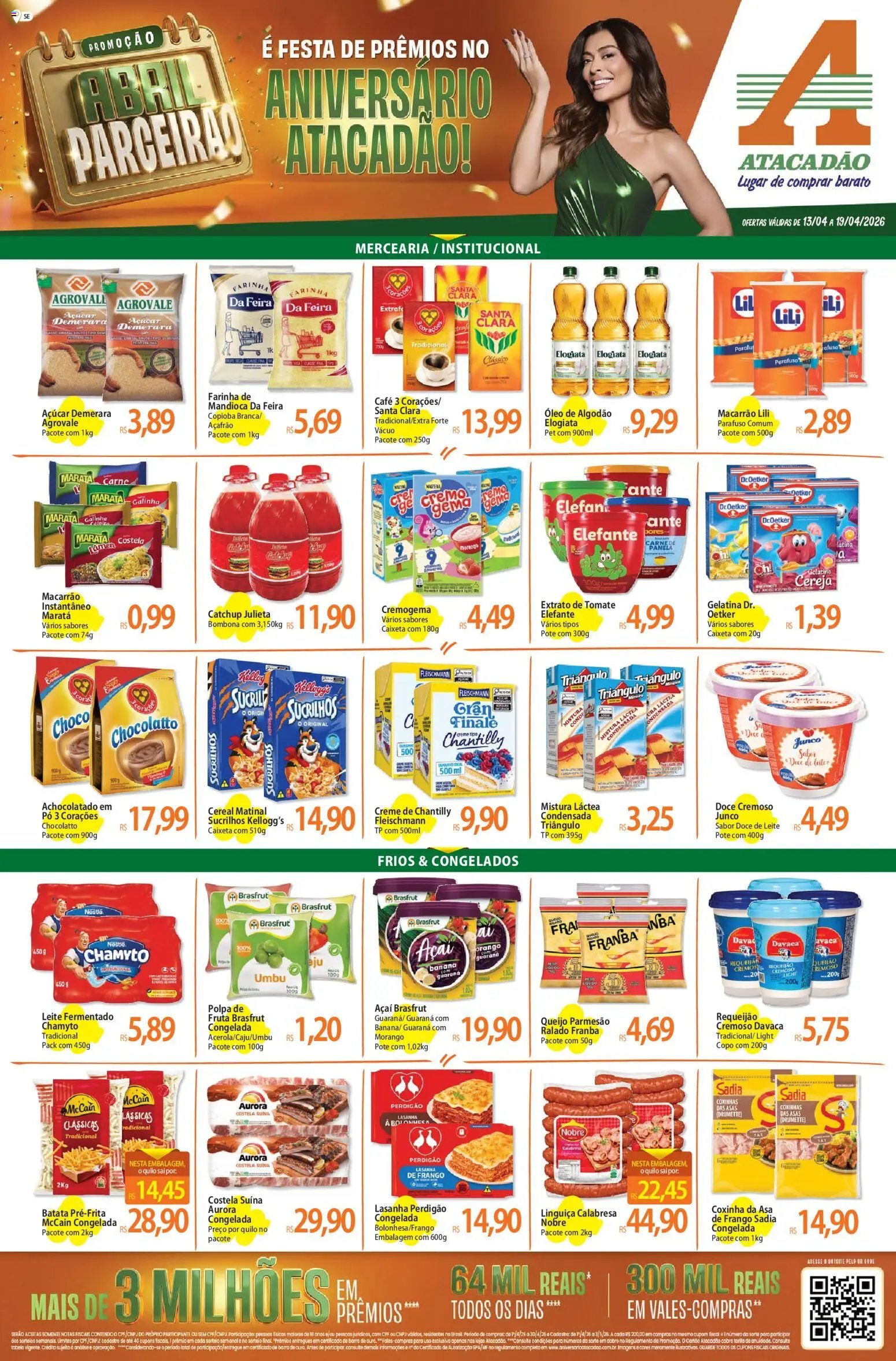 Atacadão folheto a partir de 13/04/2026 Atacadão ofertas - SE (2026-04-13 - 2026-04-19)