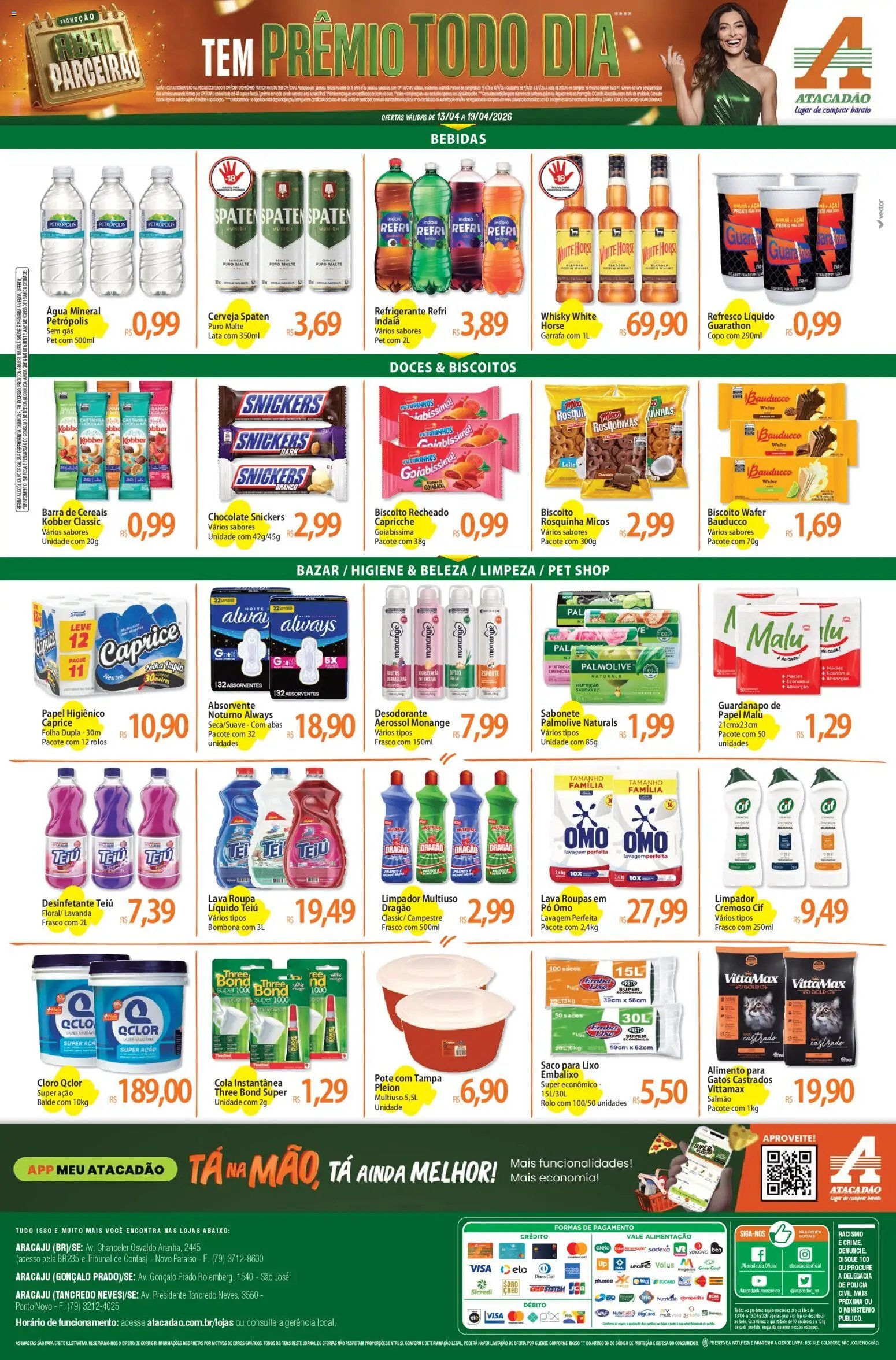 Atacadão folheto a partir de 13/04/2026 Atacadão ofertas - SE (2026-04-13 - 2026-04-19)