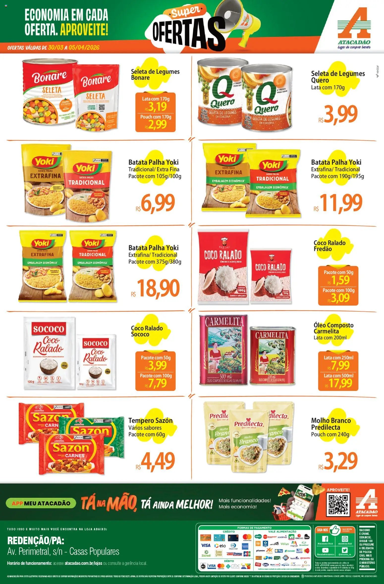 Atacadão folheto a partir de 30/03/2026 Atacadão ofertas - PA (2026-03-30 - 2026-04-05)