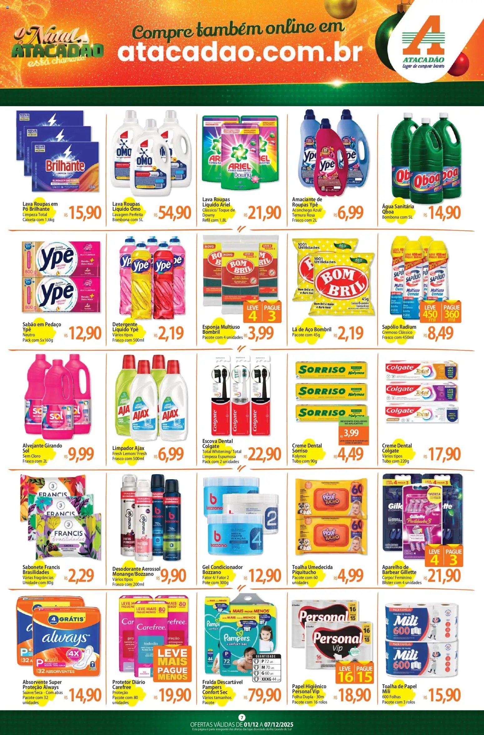 Atacadão folheto a partir de 01/12/2025 Ofertas - RS (2025-12-01 - 2025-12-07)