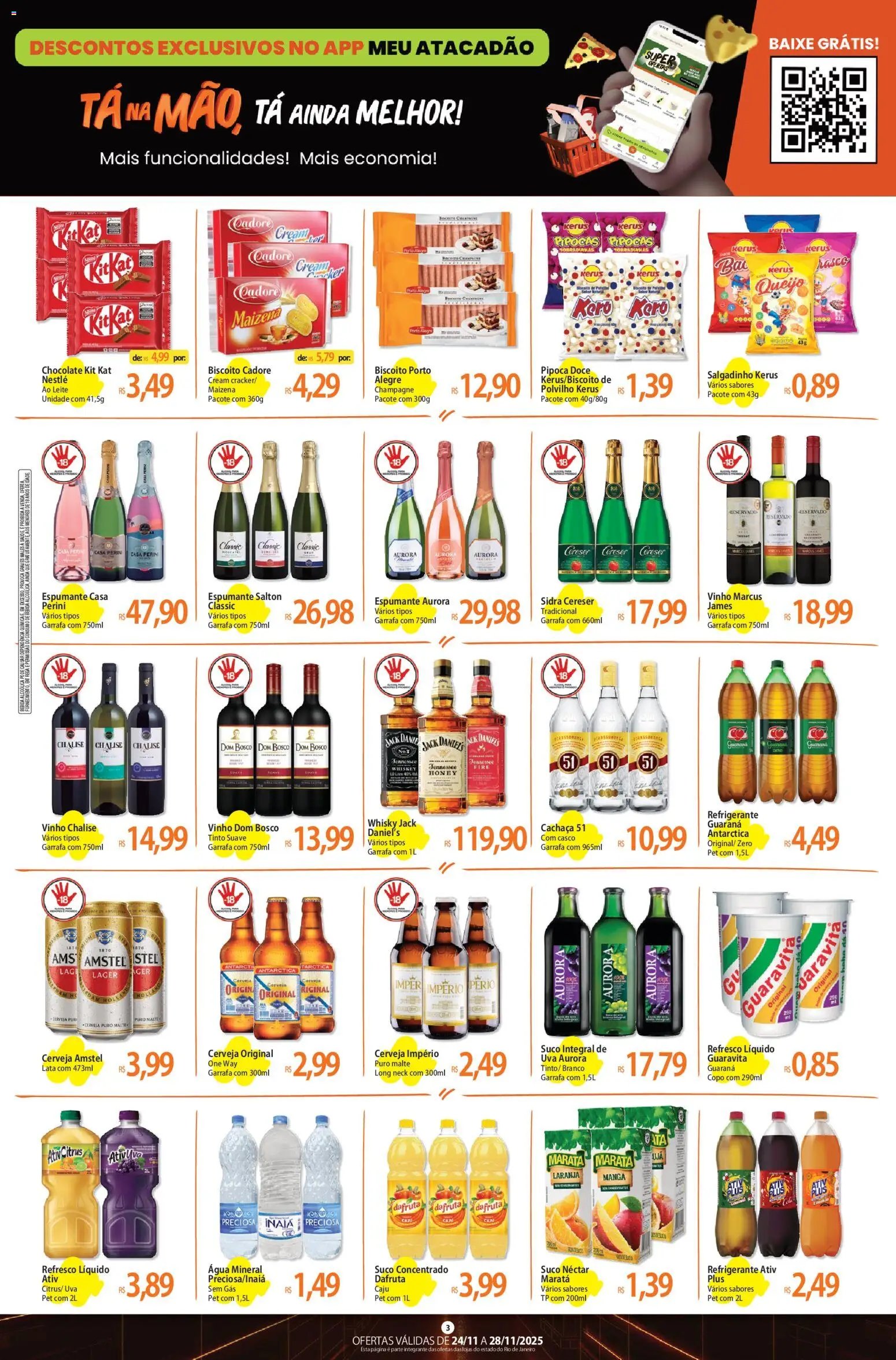 Atacadão folheto a partir de 24/11/2025 Ofertas - RJ (2025-11-24 - 2025-11-28)