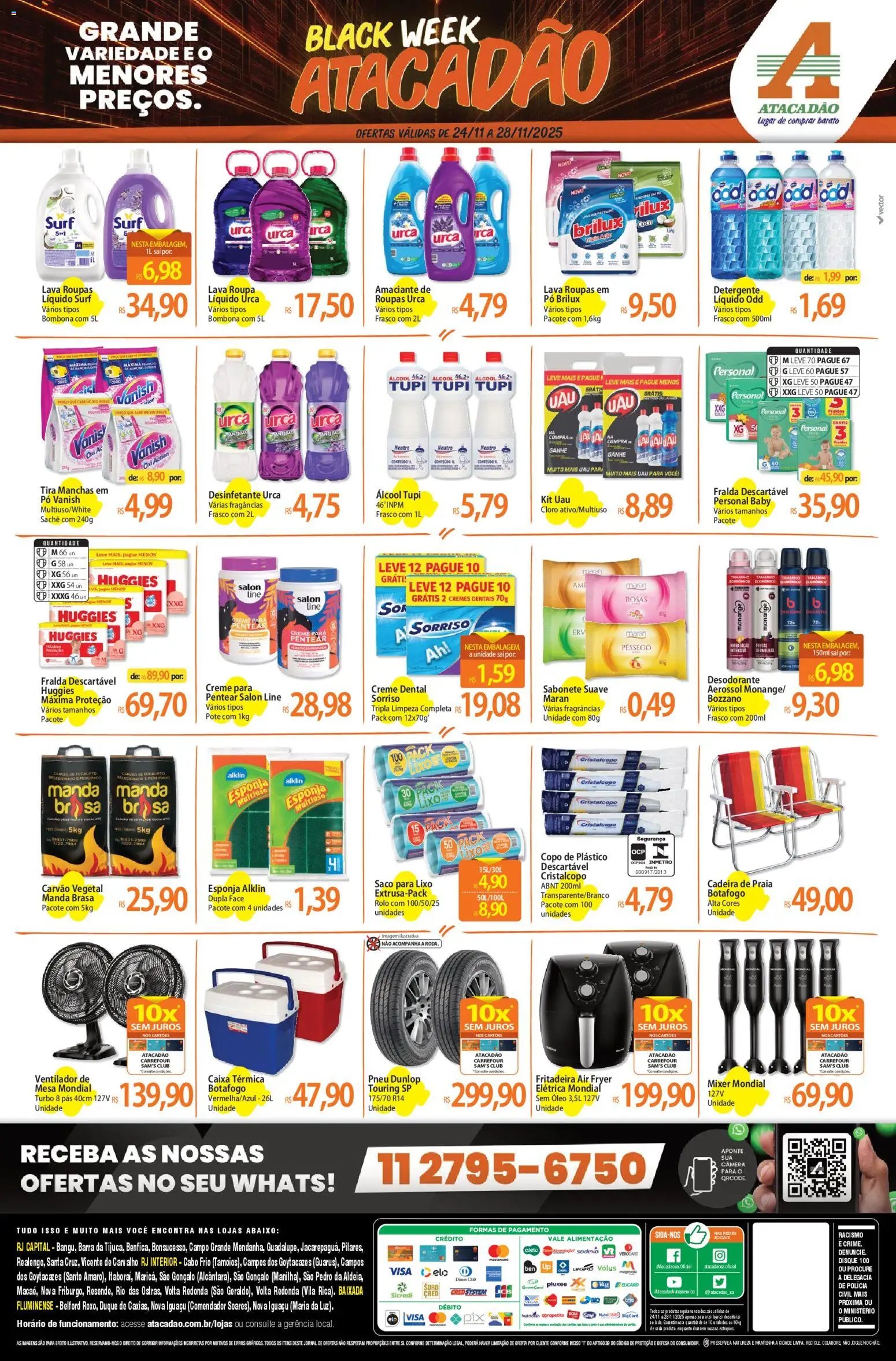 Atacadão folheto a partir de 24/11/2025 Ofertas - RJ (2025-11-24 - 2025-11-28)