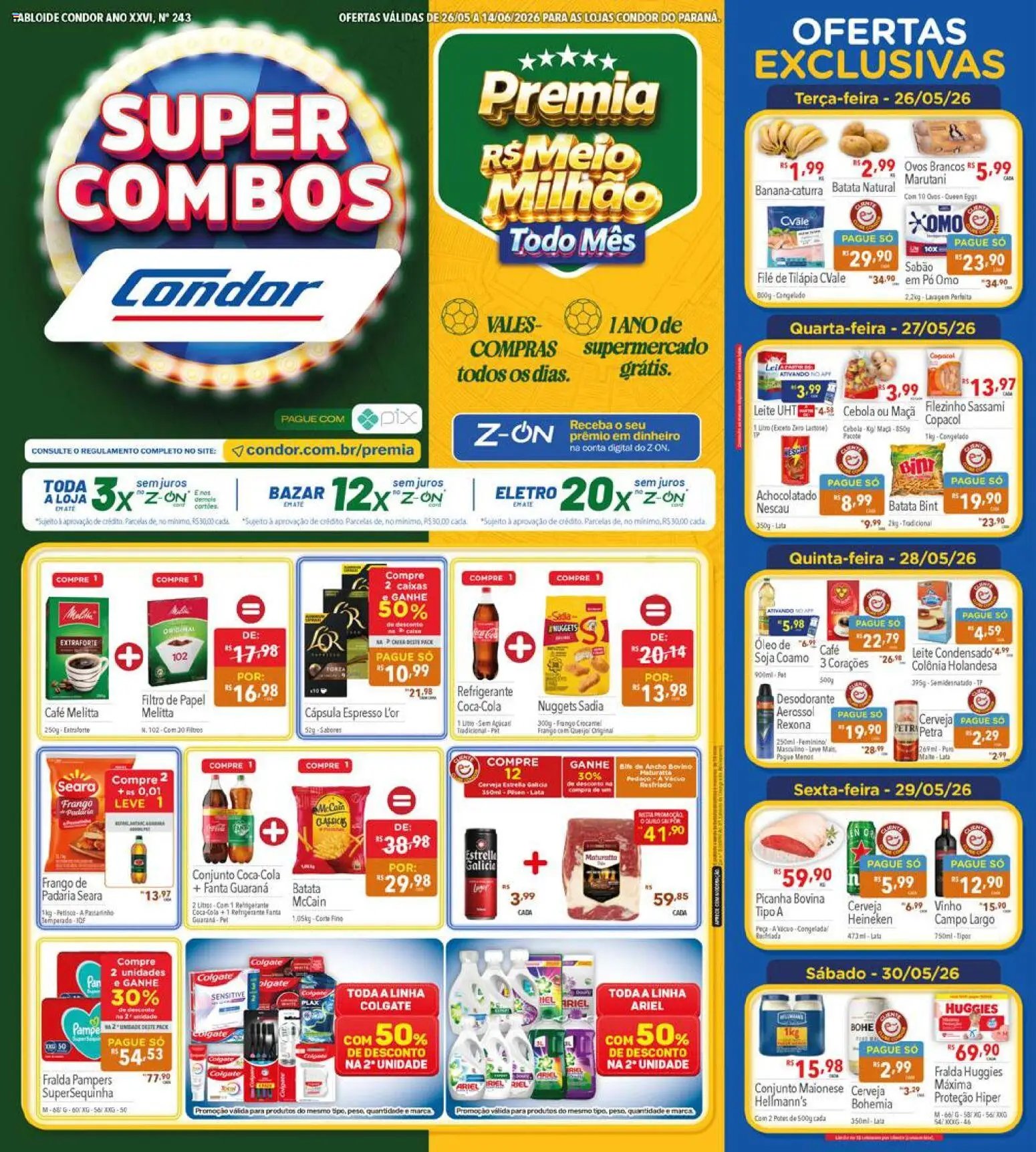 Supermercados Condor folheto a partir de 26/05/2026 Supermercados Condor - Ofertas da semana (2026-05-26 - 2026-06-14)