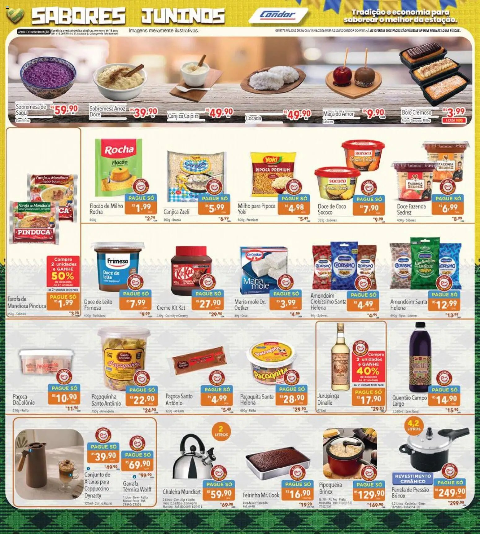 Supermercados Condor folheto a partir de 26/05/2026 Supermercados Condor - Ofertas da semana (2026-05-26 - 2026-06-14)