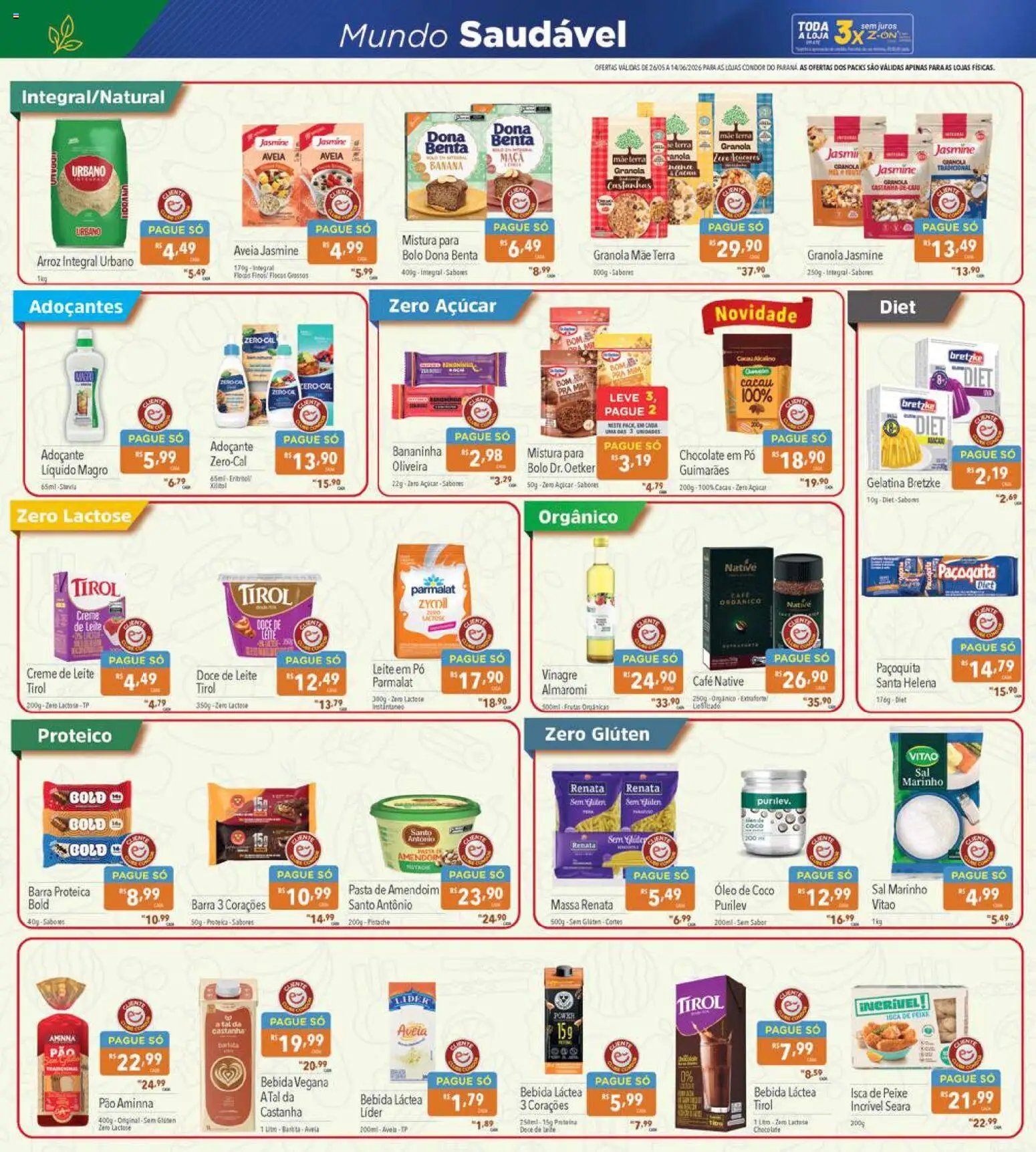 Supermercados Condor folheto a partir de 26/05/2026 Supermercados Condor - Ofertas da semana (2026-05-26 - 2026-06-14)
