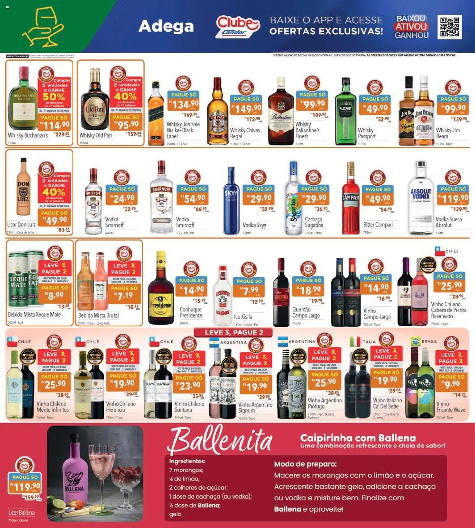 Supermercados Condor folheto a partir de 26/05/2026 Supermercados Condor - Ofertas da semana (2026-05-26 - 2026-06-14)