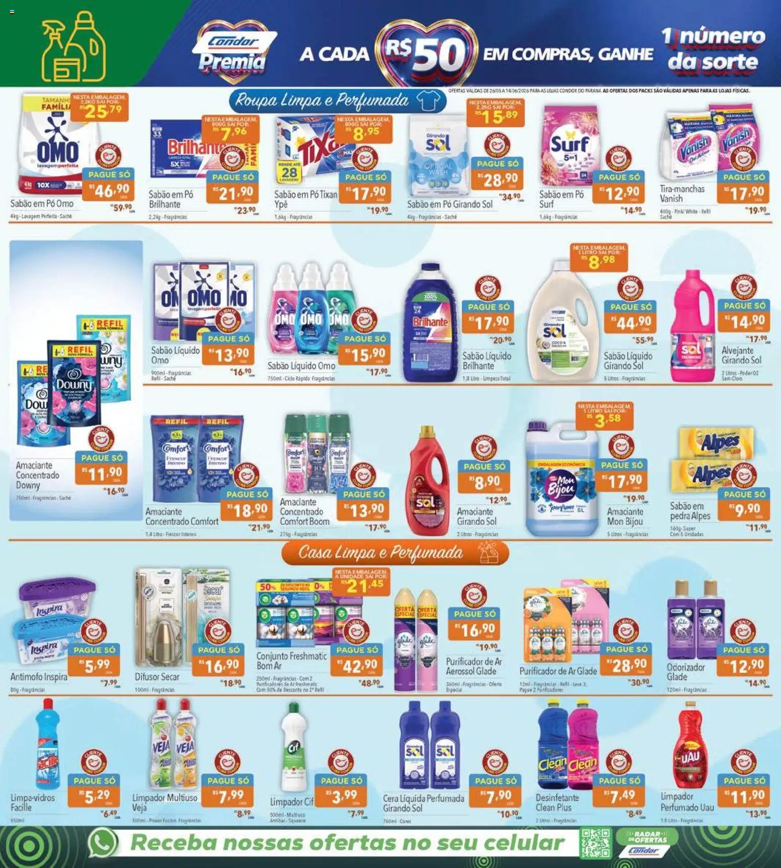 Supermercados Condor folheto a partir de 26/05/2026 Supermercados Condor - Ofertas da semana (2026-05-26 - 2026-06-14)
