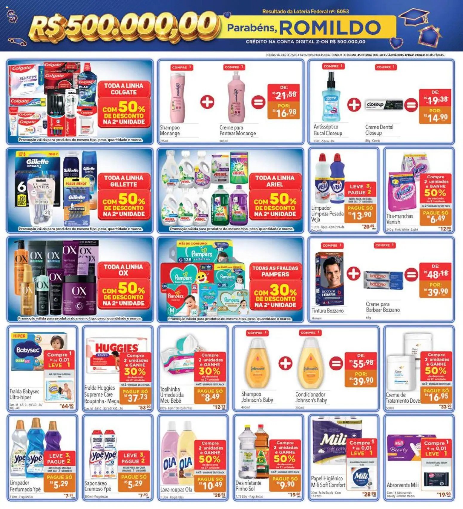 Supermercados Condor folheto a partir de 26/05/2026 Supermercados Condor - Ofertas da semana (2026-05-26 - 2026-06-14)