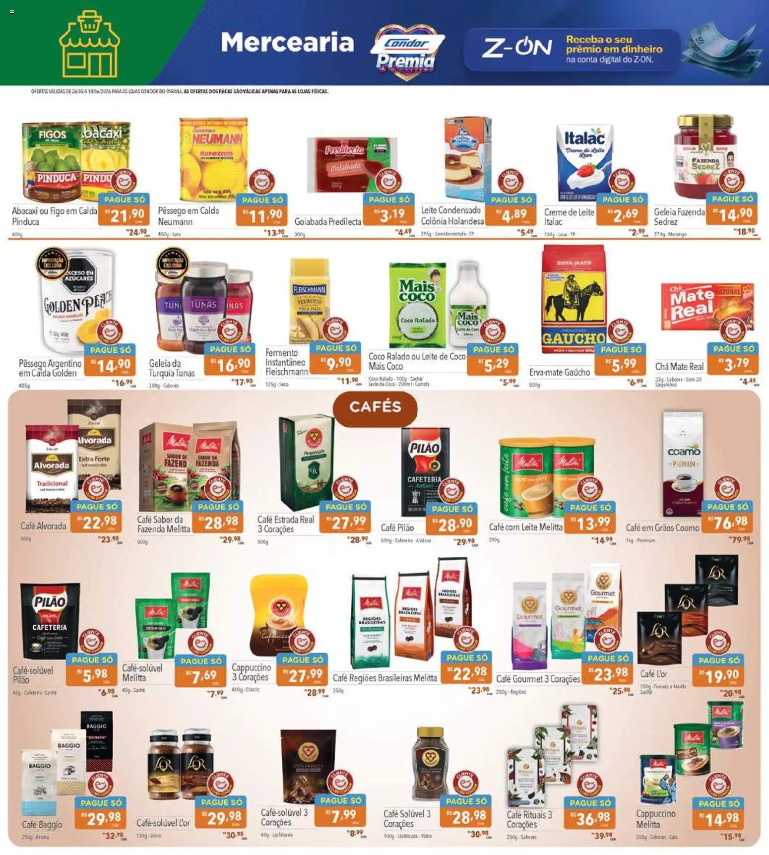 Supermercados Condor folheto a partir de 26/05/2026 Supermercados Condor - Ofertas da semana (2026-05-26 - 2026-06-14)