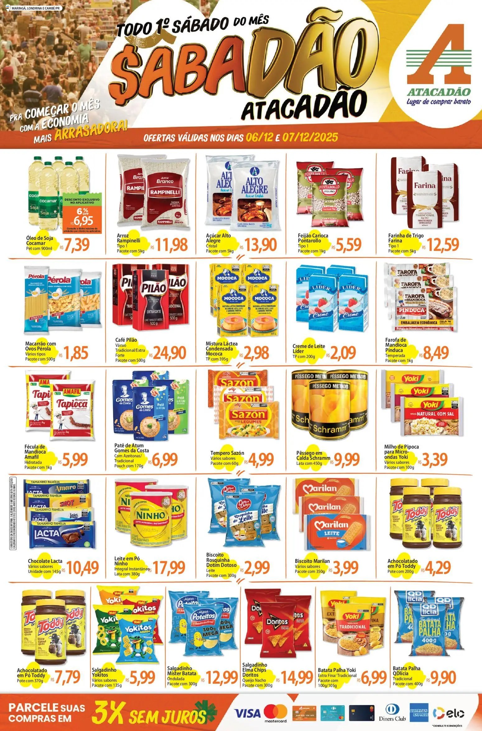 Atacadão folheto a partir de 06/12/2025 Ofertas - PR (2025-12-06 - 2025-12-07)