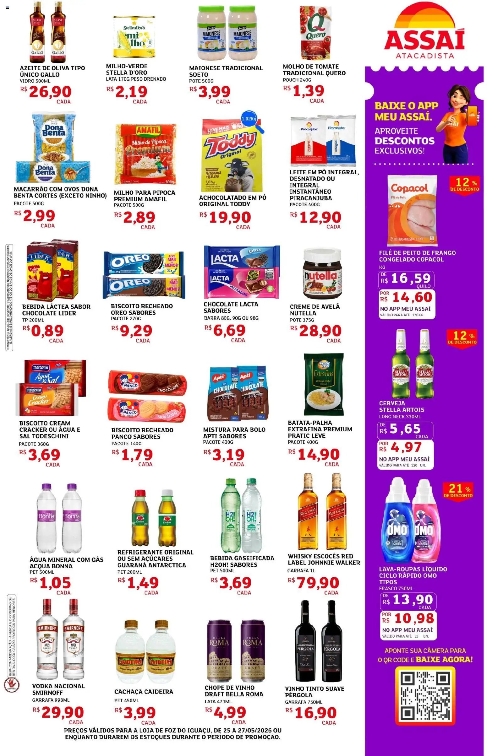 Assaí Atacadista folheto a partir de 25/05/2026 Assaí Atacadista ofertas - PR (2026-05-25 - 2026-05-27)