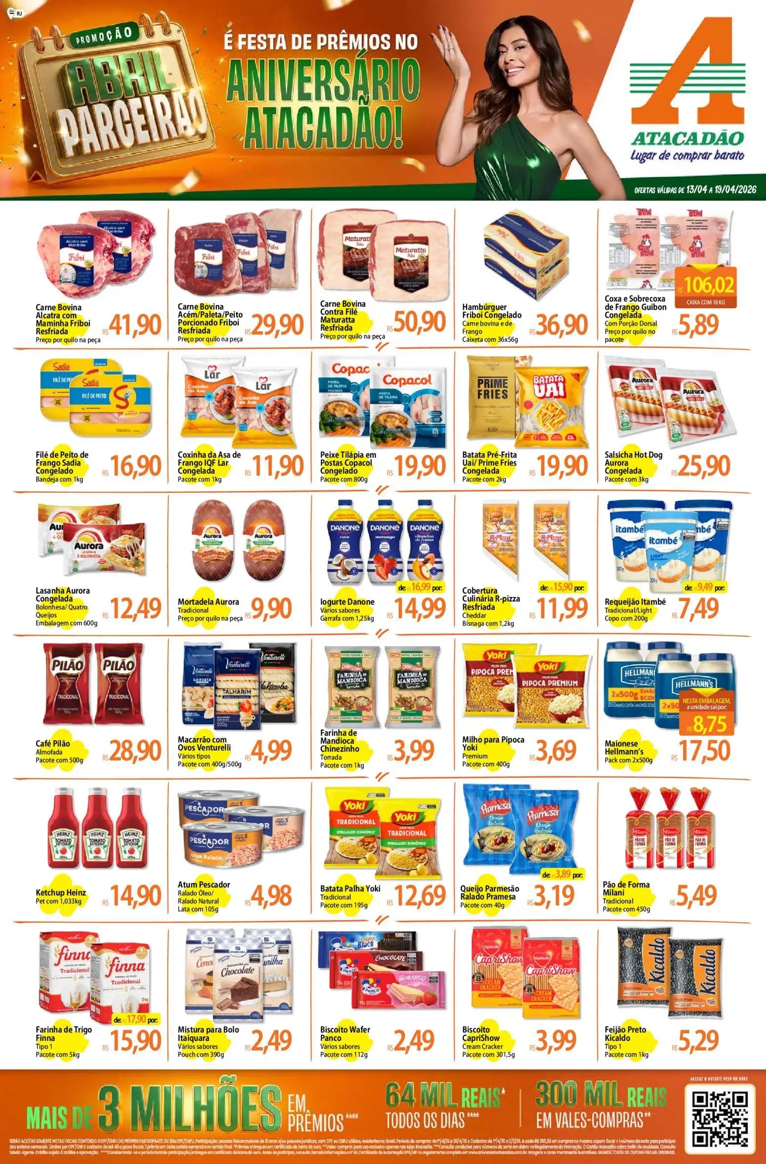 Atacadão folheto a partir de 13/04/2026 Atacadão ofertas - RJ (2026-04-13 - 2026-04-19)