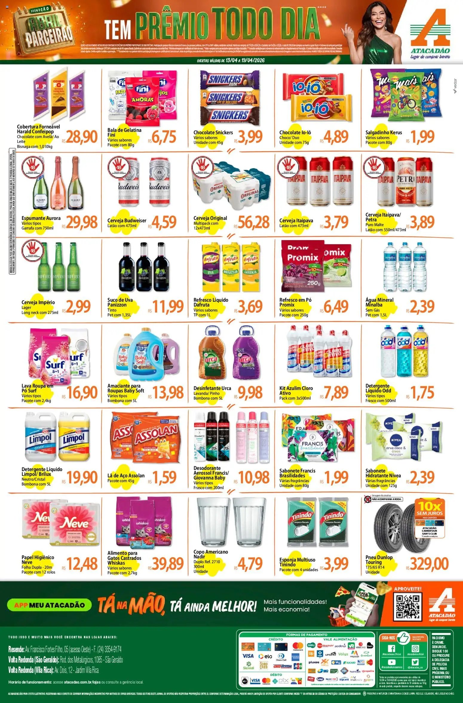 Atacadão folheto a partir de 13/04/2026 Atacadão ofertas - RJ (2026-04-13 - 2026-04-19)