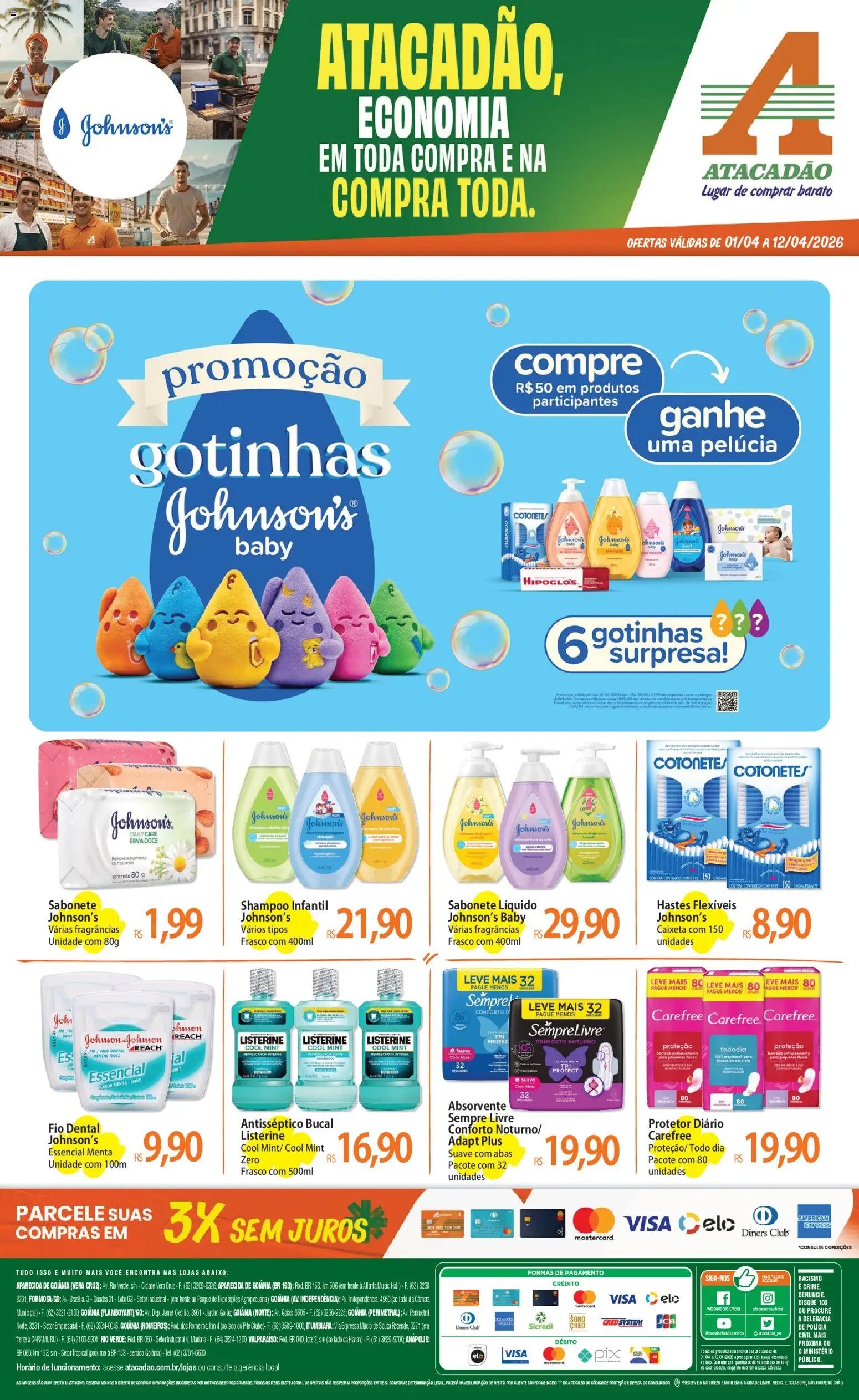 Atacadão folheto a partir de 01/04/2026 Atacadão ofertas - GO (2026-04-01 - 2026-04-12)