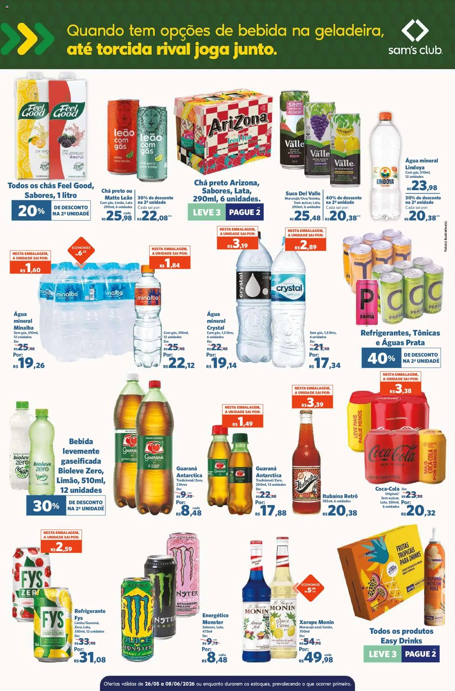 Sam's Club folheto a partir de 26/05/2026 Sam's Club ofertas Torcida (2026-05-26 - 2026-06-08)