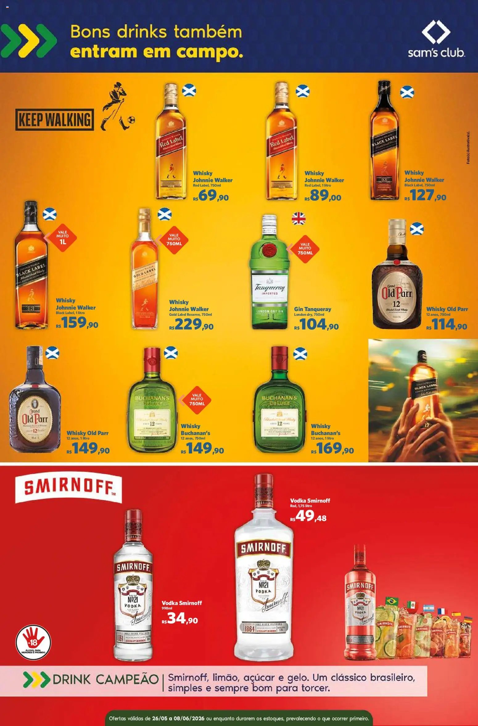 Sam's Club folheto a partir de 26/05/2026 Sam's Club ofertas Torcida (2026-05-26 - 2026-06-08)
