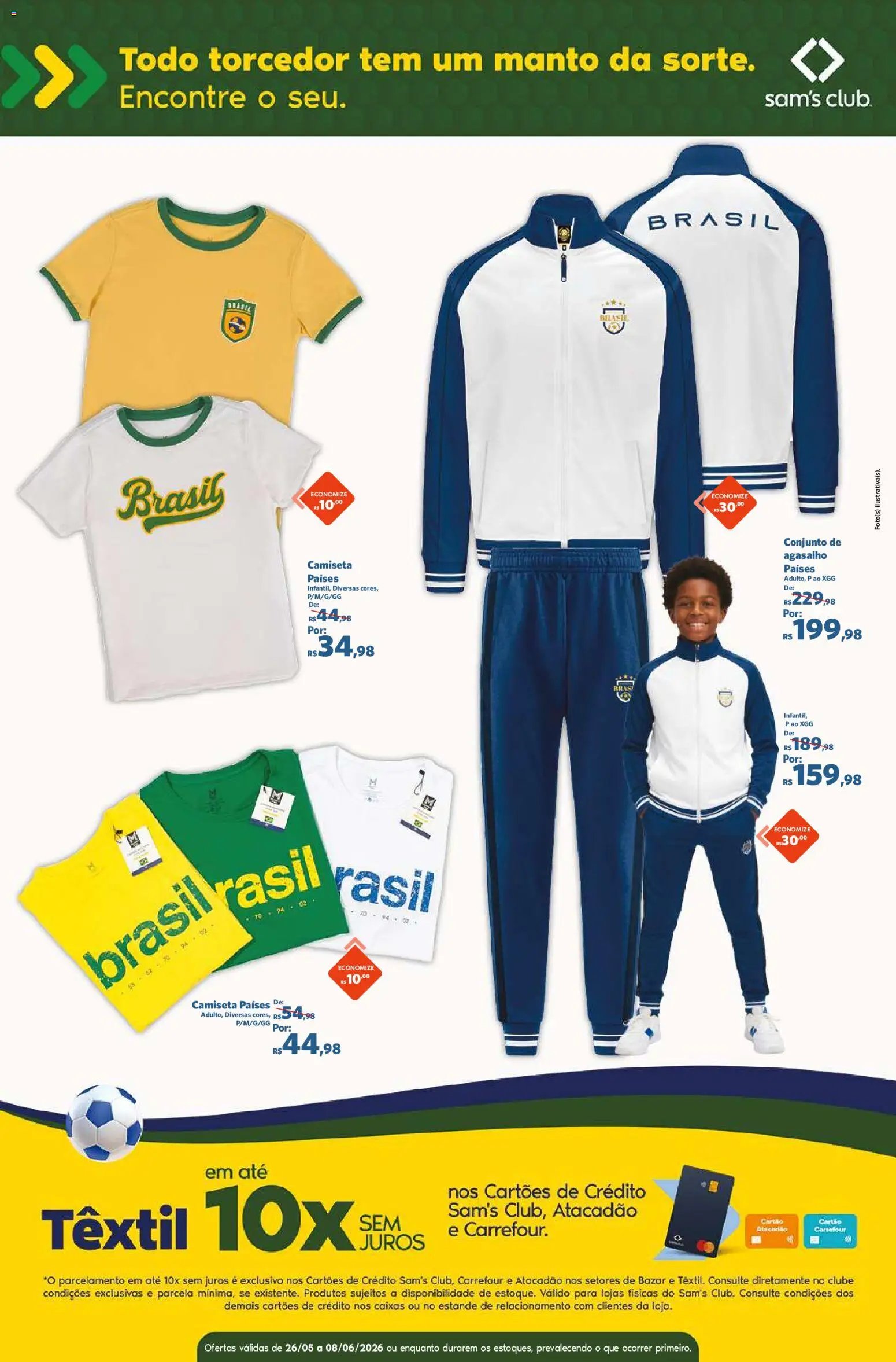 Sam's Club folheto a partir de 26/05/2026 Sam's Club ofertas Torcida (2026-05-26 - 2026-06-08)