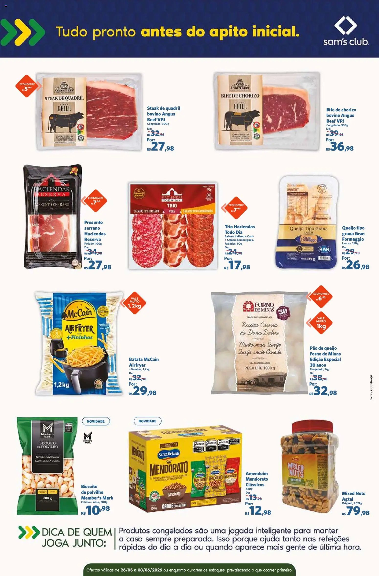 Sam's Club folheto a partir de 26/05/2026 Sam's Club ofertas Torcida (2026-05-26 - 2026-06-08)
